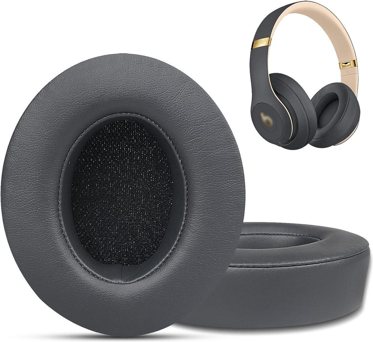 Main image of GVOEARS Replacement Ear Pads for Beats Studio 3 Ear Cushions for Beats Studio 2&Studio 3 Wired & Wireless Not Fit Beats Solo On-Ear Headphone with Stronger 3M Adhesive Tape Thicker Memory Foam(Grey)