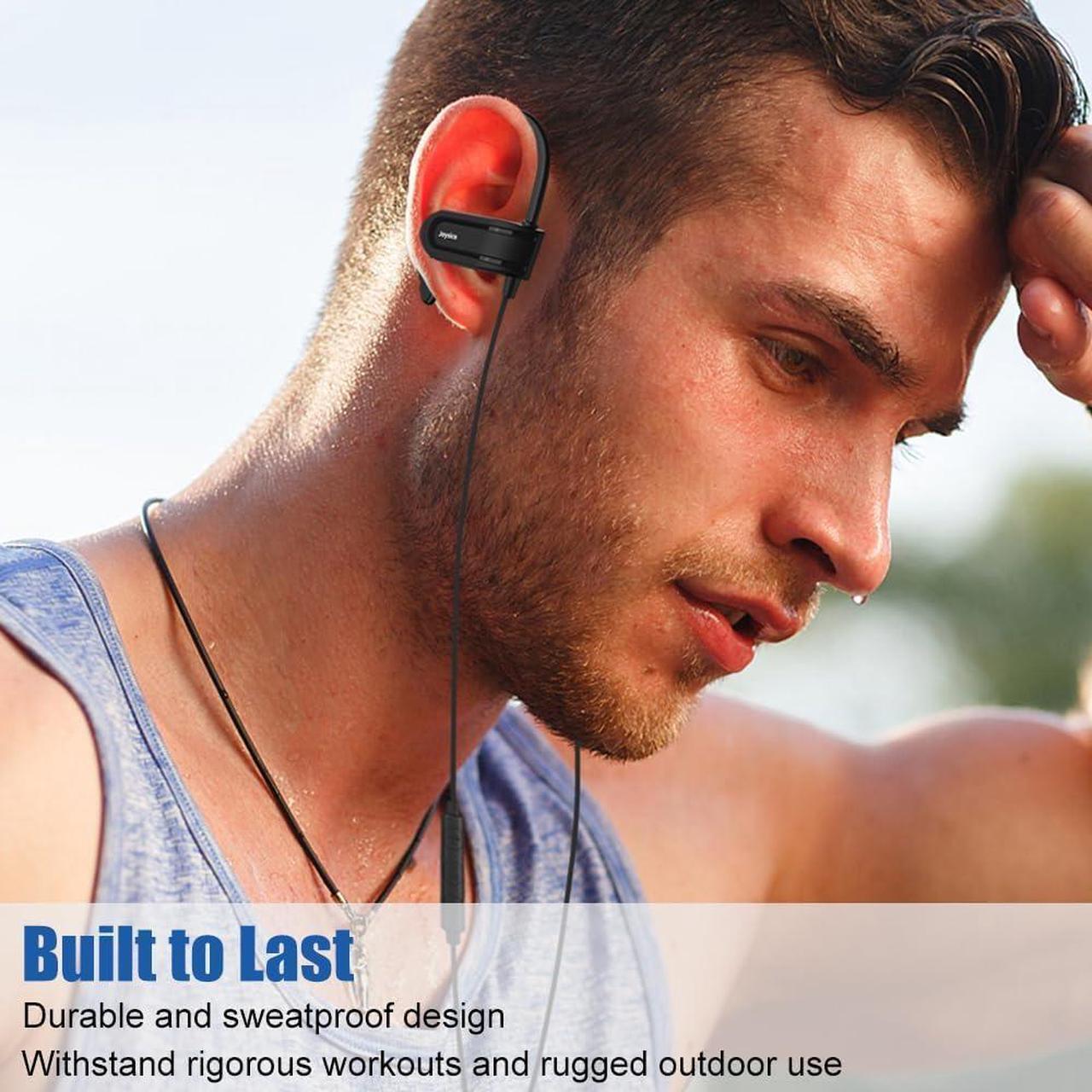 Alt view image 5 of 7 - Wired Over The Ear Earbuds with Microphone Volume Control Ear Hook and Case, Sweatproof Sport Earphones for Running Exercise Gym Workout, Wrap Around Headphones for Cellphones, Laptop, Tablet
