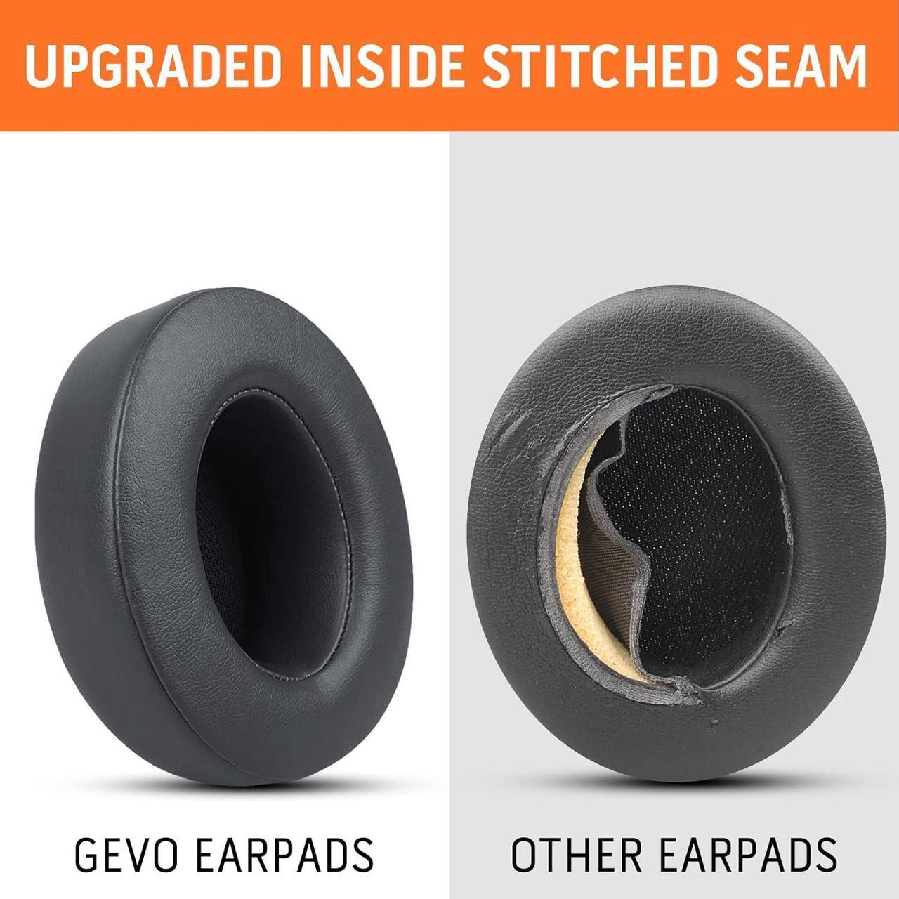 Alt view image 6 of 7 - GVOEARS Replacement Ear Pads for Beats Studio 3 Ear Cushions for Beats Studio 2&Studio 3 Wired & Wireless Not Fit Beats Solo On-Ear Headphone with Stronger 3M Adhesive Tape Thicker Memory Foam(Grey)