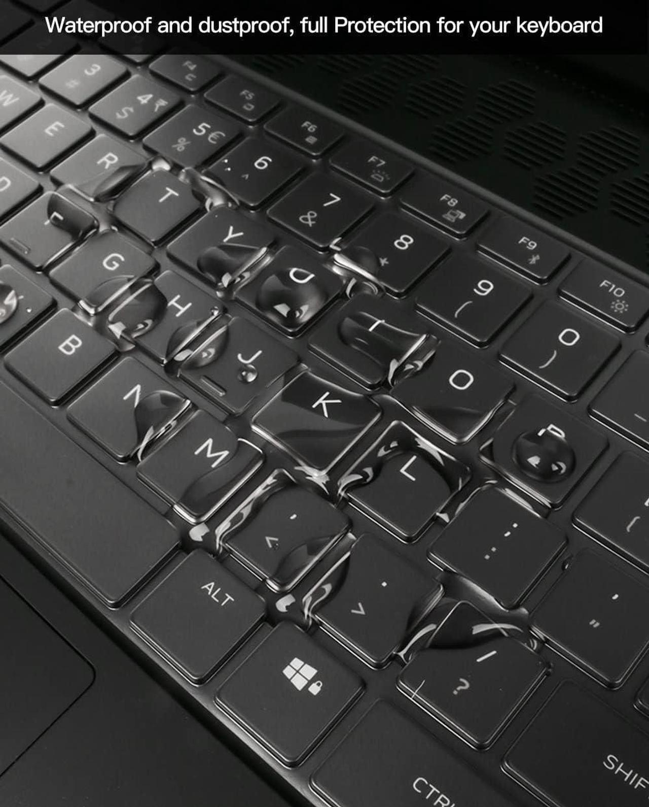 Alt view image 7 of 7 - Keyboard Cover Skin for Dell Alienware m17 R5 Alienware m15 R7 Alienware M16 R1 Alienware x15 R1 R2 15.6 & x17 R1 R2 17.3 Alienware m15 R5 R6 R7 15.6 Dell G16 7630 7620 Gaming Laptop TPU