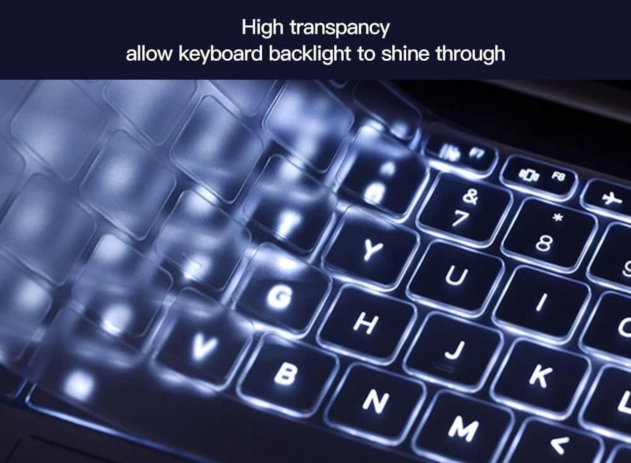 Alt view image 6 of 7 - Keyboard Cover Skin for Dell Alienware m17 R5 Alienware m15 R7 Alienware M16 R1 Alienware x15 R1 R2 15.6 & x17 R1 R2 17.3 Alienware m15 R5 R6 R7 15.6 Dell G16 7630 7620 Gaming Laptop TPU