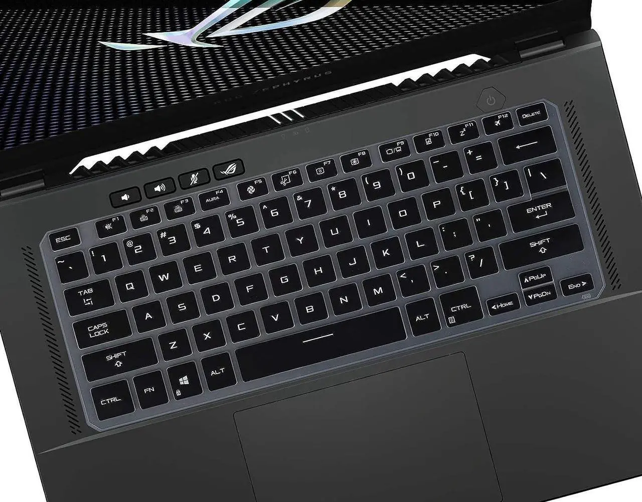 Main image of Keyboard Cover for ASUS ROG Zephyrus G14 GA402 2023 2022 Zephyrus M16 GU604 GU603 ROG Zephyrus G15 GA503 & Zephyrus G16 GU603 TUF Dash F15 ROG Zephyrus G14 GA402 2023 Keyboard Skin - Black