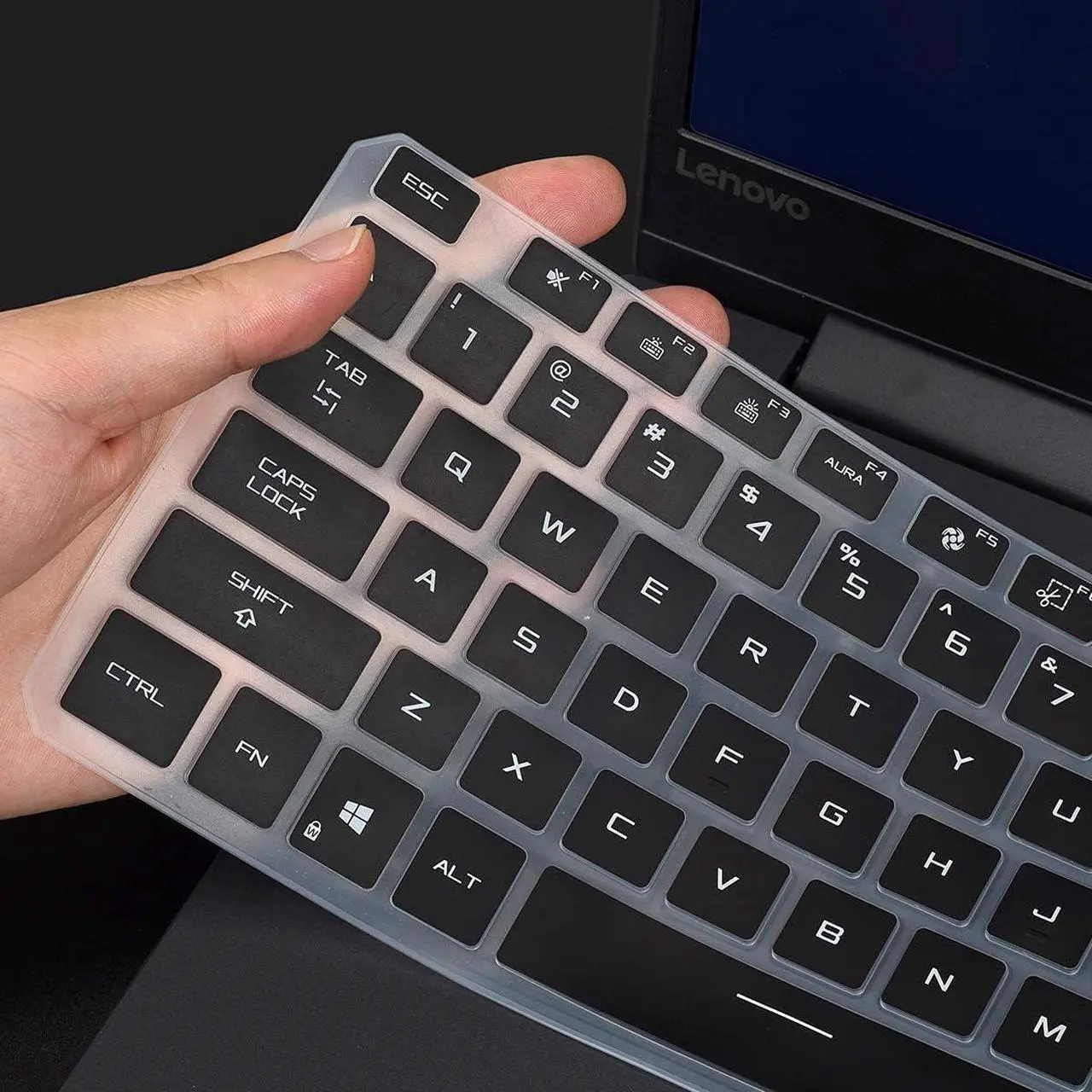 Alt view image 2 of 6 - Keyboard Cover for ASUS ROG Zephyrus G14 GA402 2023 2022 Zephyrus M16 GU604 GU603 ROG Zephyrus G15 GA503 & Zephyrus G16 GU603 TUF Dash F15 ROG Zephyrus G14 GA402 2023 Keyboard Skin - Black