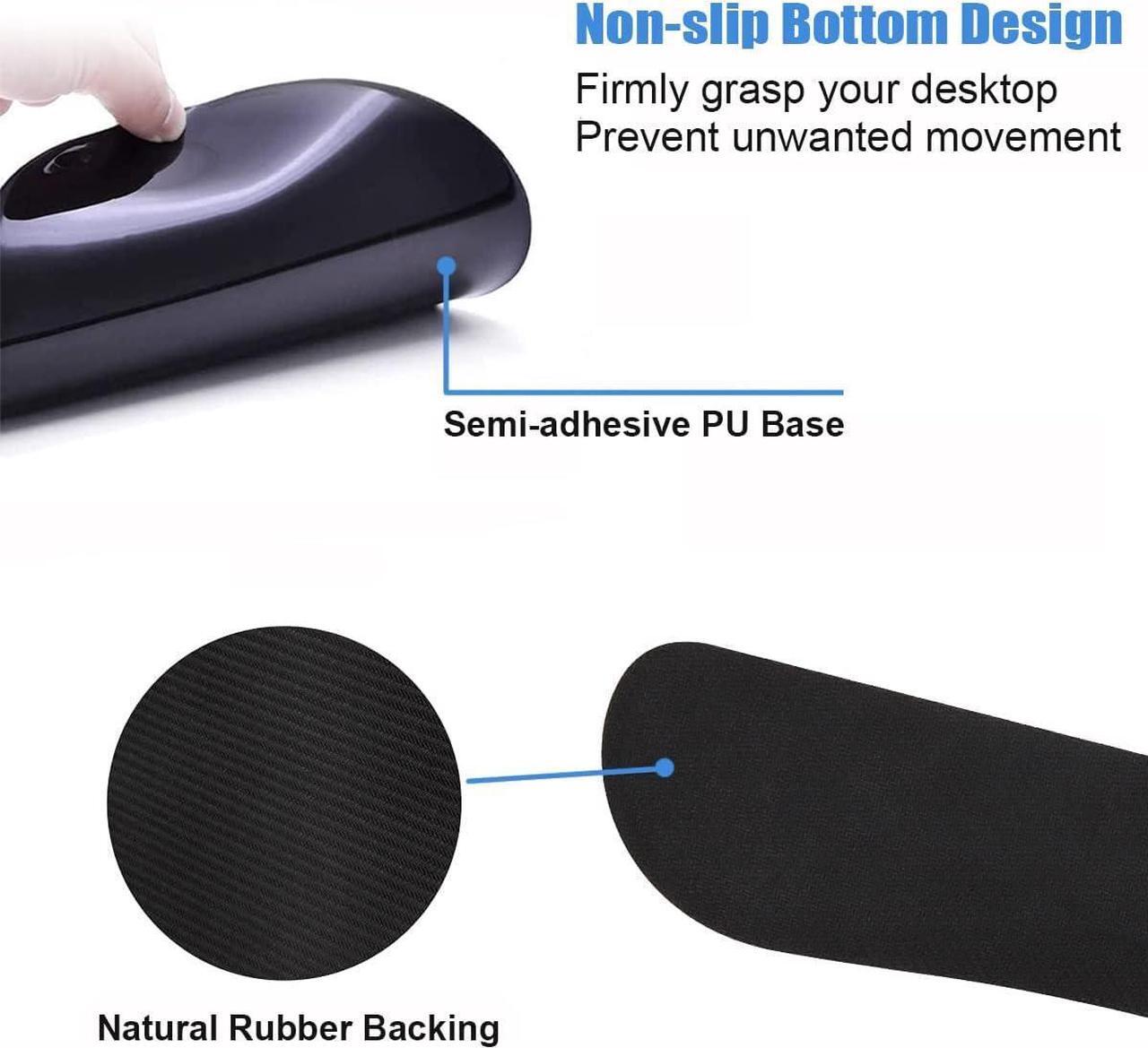 Alt view image 6 of 7 - BXIKEOPIU Keyboard Wrist Rest + Mouse Pad Wrist Support Set with Coasters, Non-Slip PU Base Ergonomic Mousepad for Home Office Working Studying Easy Typing & Pain Relief, Sea Turtle
