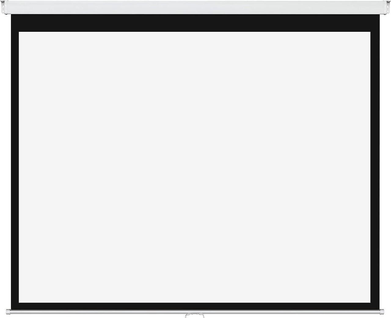 Alt view image 4 of 7 - ProHT 84 Manual Projection Screen (05350) 16:9 Aspect Ratio Pull Down Projector Screen Matte White Home Theater/Cinema or Presentation Platform Suitable for HDTV/Sports/Movies/Presentations