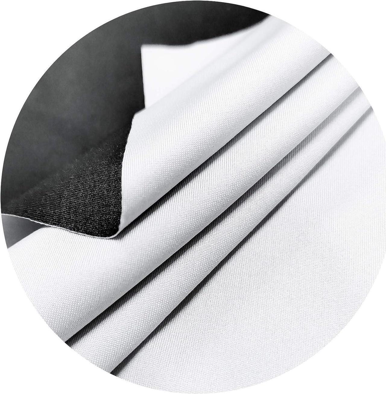 Main image of Projector Screen DIY Elastic Polyester Material 59x105 inch for Max 130 inch 16:9 Projection Screen Economical Black Backing 4K Ultra HD Front Projection Textile Fabric