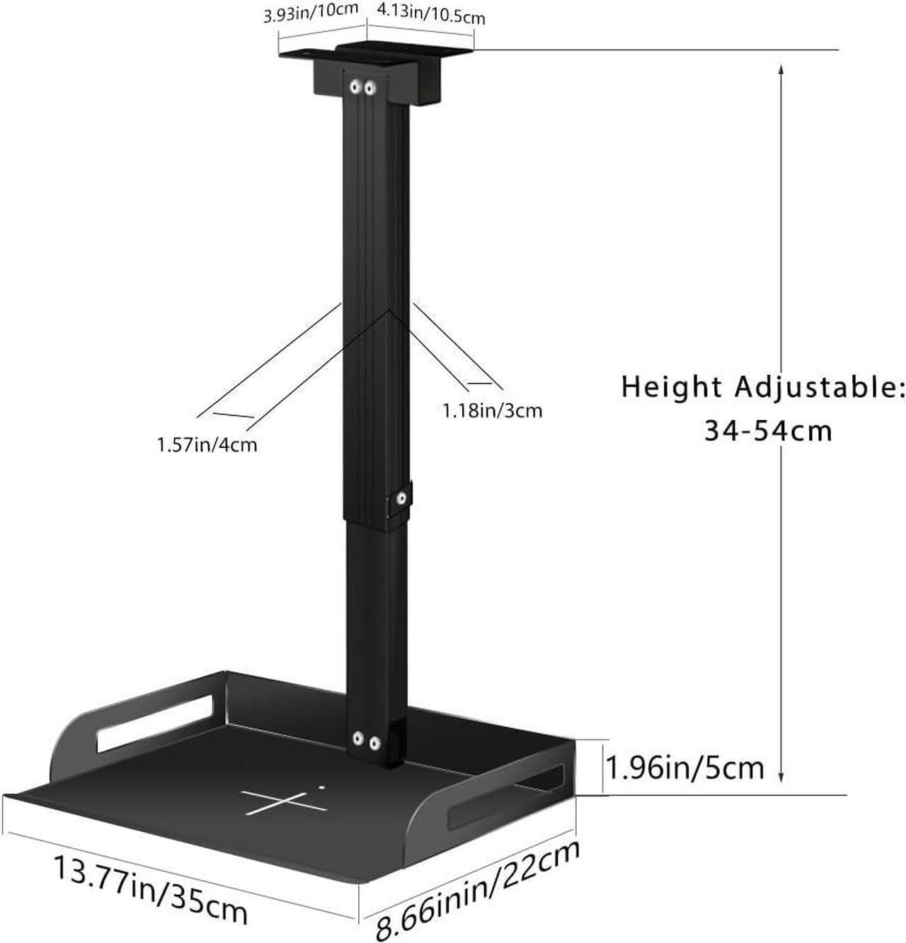 Alt view image 2 of 6 - Projector Ceiling Mount, Adjustable Height, Aluminum Alloy Material, Compatible with Epson/Emerson/BenQ/Fangor/Vankyo/Acer/Artlii/Optoma Projectors, Easy Installation
