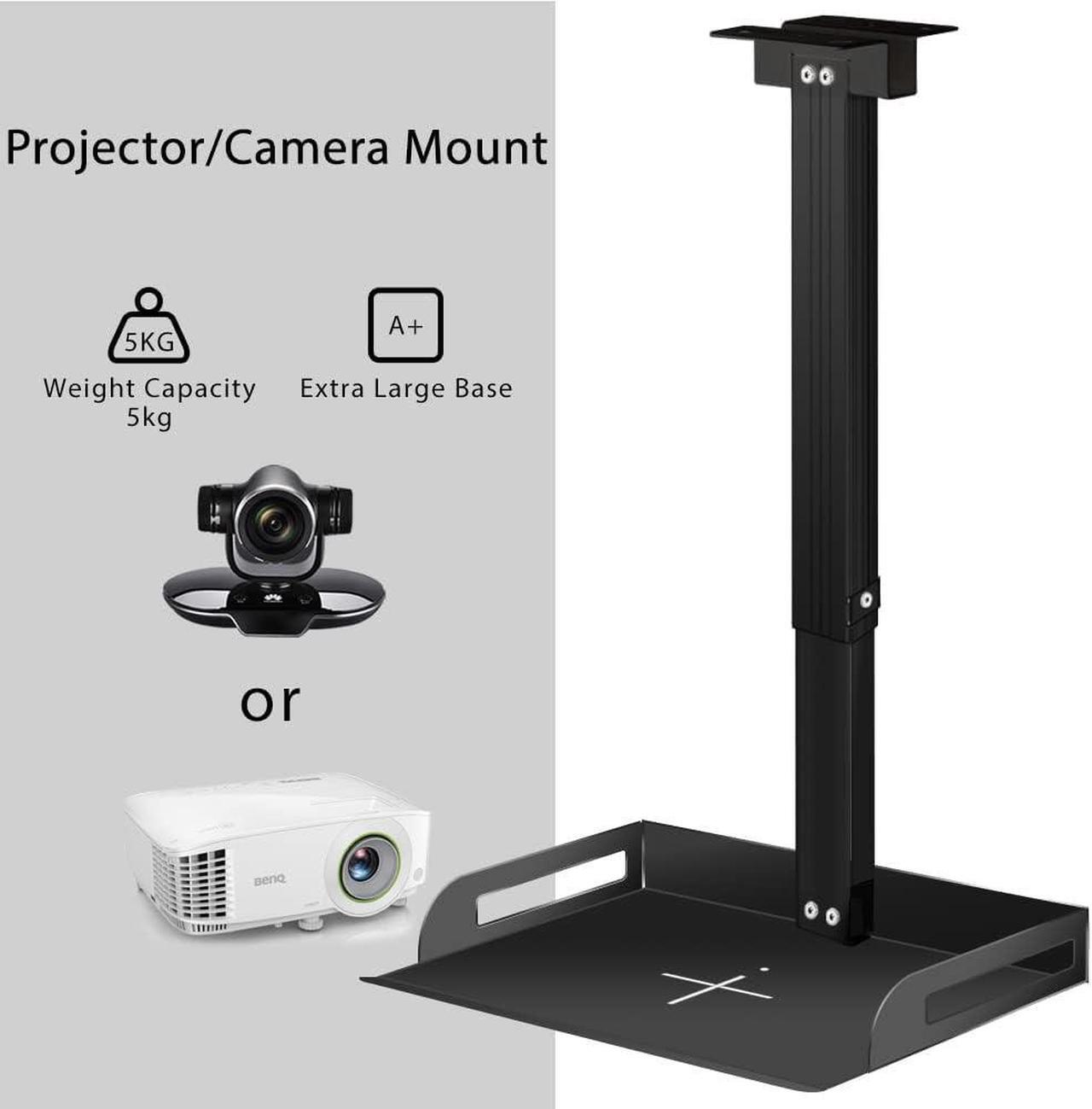 Alt view image 3 of 6 - Projector Ceiling Mount, Adjustable Height, Aluminum Alloy Material, Compatible with Epson/Emerson/BenQ/Fangor/Vankyo/Acer/Artlii/Optoma Projectors, Easy Installation