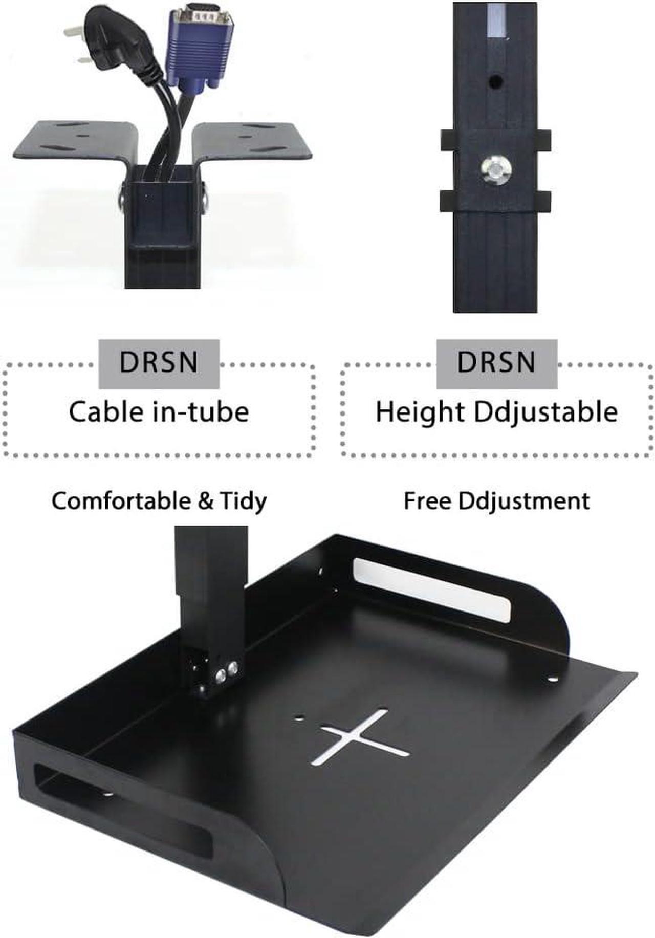 Alt view image 5 of 6 - Projector Ceiling Mount, Adjustable Height, Aluminum Alloy Material, Compatible with Epson/Emerson/BenQ/Fangor/Vankyo/Acer/Artlii/Optoma Projectors, Easy Installation