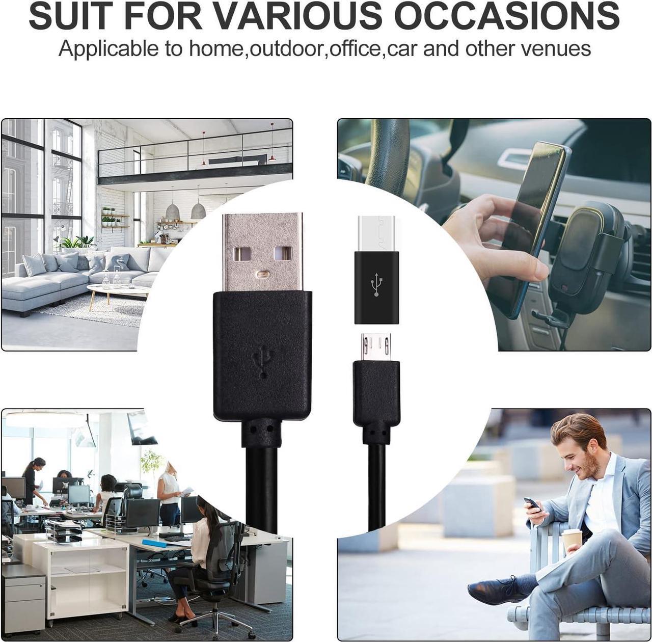 Alt view image 7 of 7 - Compatible with Kindle Fire Charger Tablet Cords Compatible with Fire Stick Kindle fire hd 8 fire Tablet 8 fire 7 Tablet Replacement for Samsung Galaxy tab a Tablet Fast Charging Wall Plug