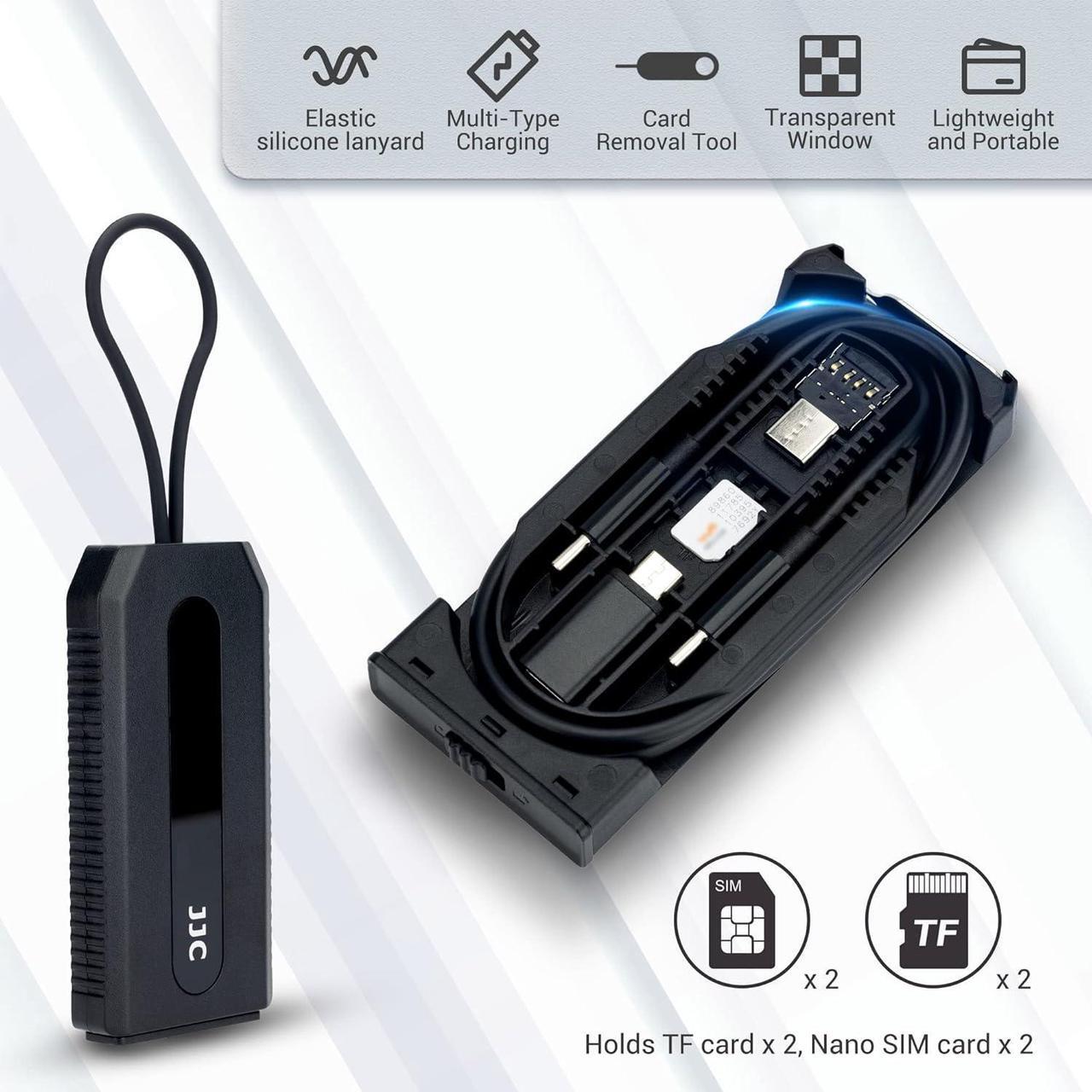 Alt view image 2 of 7 - Mulit-Functional Type-C Charging & Data Transfer Cable with USB C to Micro USB/USB A/USB 3.0 OTG Adapter Converter Kit for Outdoor Travel Cell Phone Charge Laptop PC Data Transfer