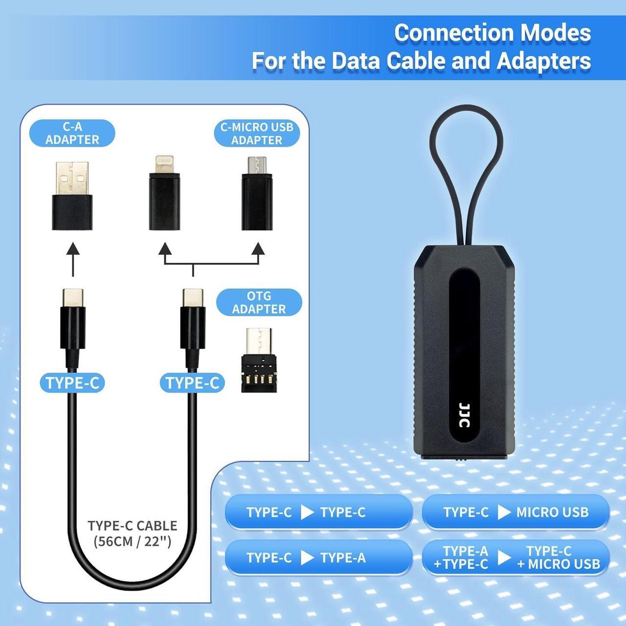Alt view image 4 of 7 - Mulit-Functional Type-C Charging & Data Transfer Cable with USB C to Micro USB/USB A/USB 3.0 OTG Adapter Converter Kit for Outdoor Travel Cell Phone Charge Laptop PC Data Transfer
