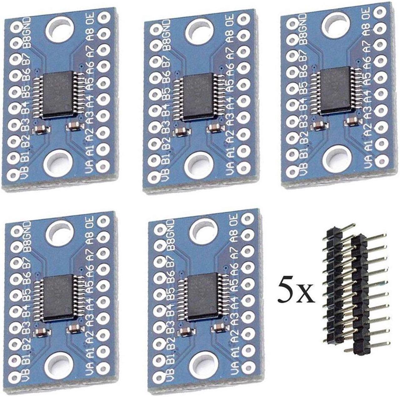 Main image of 5pcs TXS0108E High Speed Full Duplex 8 Way 8 Channel Level Conversion Module 8-Bit 8 CH Logic Level Bi-Directional Converter Module