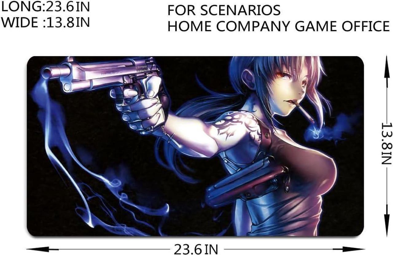 Alt view image 6 of 7 - Anime Mouse Mat Classic Japanese Anime Mouse Pad Large Gaming Mouse Pad Mouse Pad for Office Supplies Non-Slip Rubber Computer Game Mouse Mat 23.6 in X 13.8 in (Colorful)