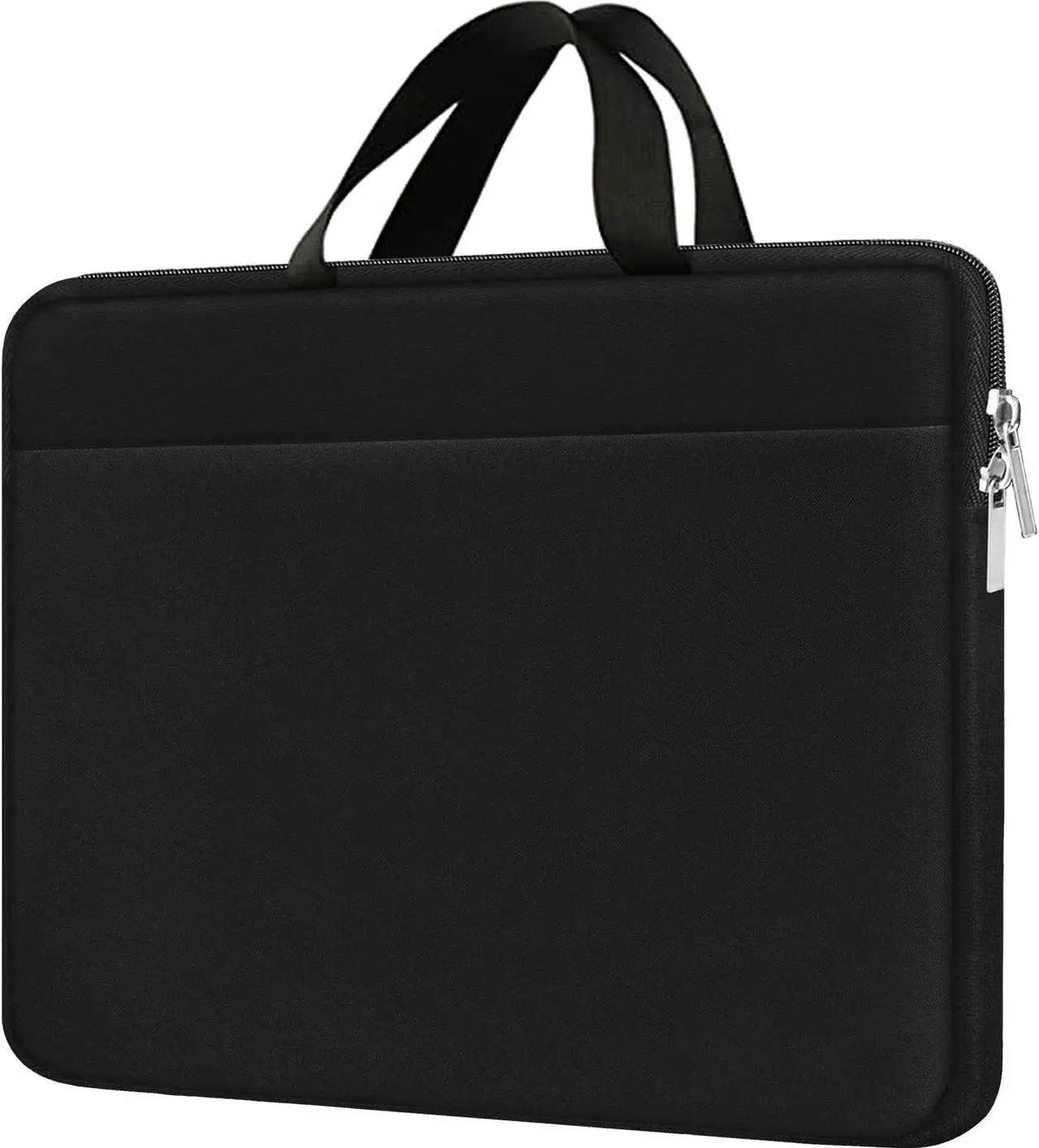 Main image of Laptop Sleeve Case 15.6 inch Durable Travel Laptop Bag Handbag Shockproof Protective Computer Cover Carrying Bag Briefcase for 15 15.6 HP     Laptop Notebook Ultrabook (Black)