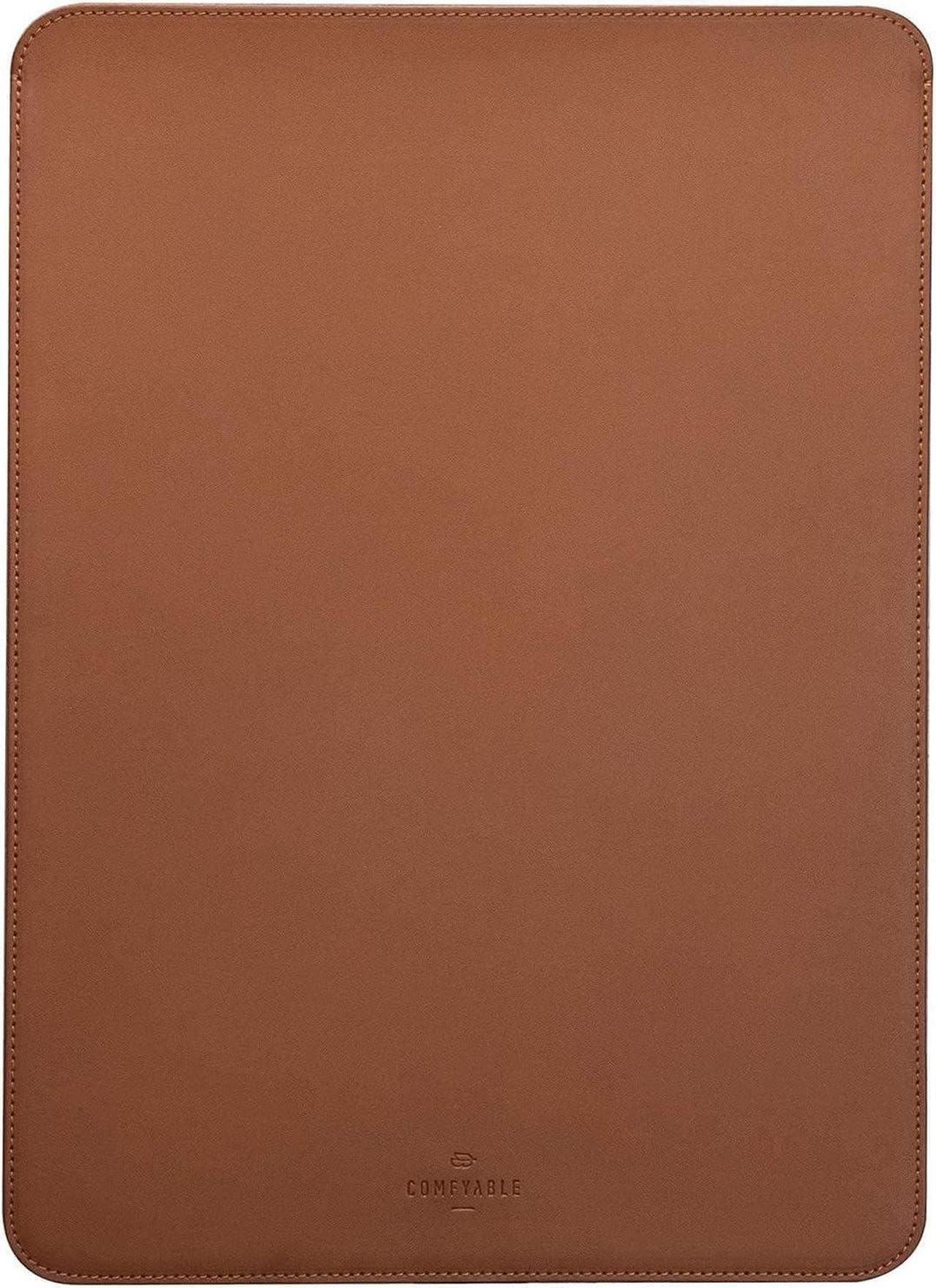 Alt view image 7 of 7 - Laptop Sleeve 13 Inch Precisely Compatible with MacBook Pro M2 2022 M1 2020-2016 & Mac Air M3 2024 M2 2022 M1 2020 Not Fit Old Versioned MBA/MBP Faux Leather Cover Case Brown