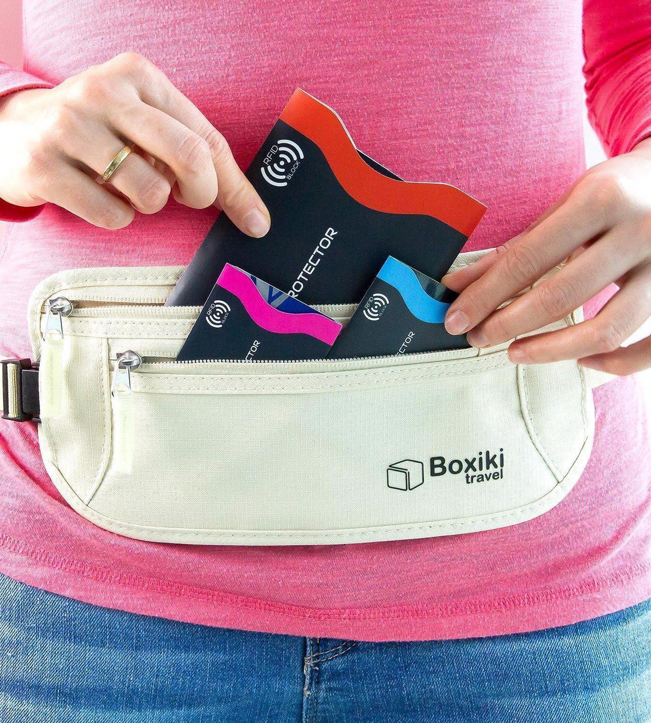Alt view image 4 of 6 - RFID Blocking Sleeves Set with Color Coding | Identity Theft Prevention RFID Blocking Envelopes and Passport Covers