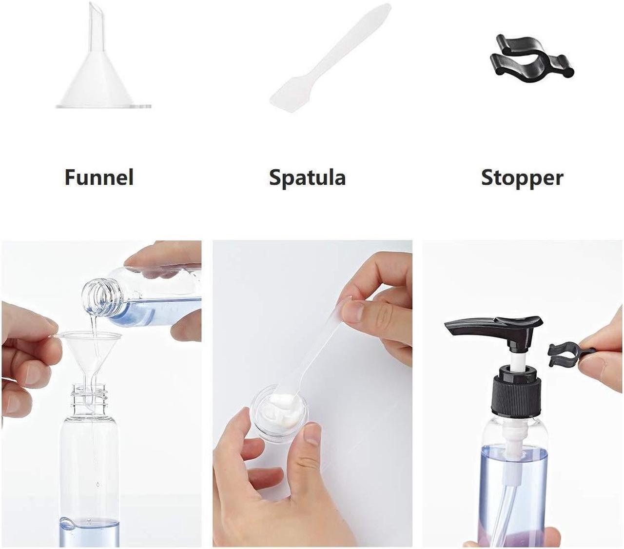 Alt view image 5 of 7 - Travel Bottles Containers & Travel Size Toiletries Accessories Bottles with Toiletry Bag for Liquids Leak-Proof & TSA Approved Carry-on for Airplane - Women/Men (SET-A 12-in-1)