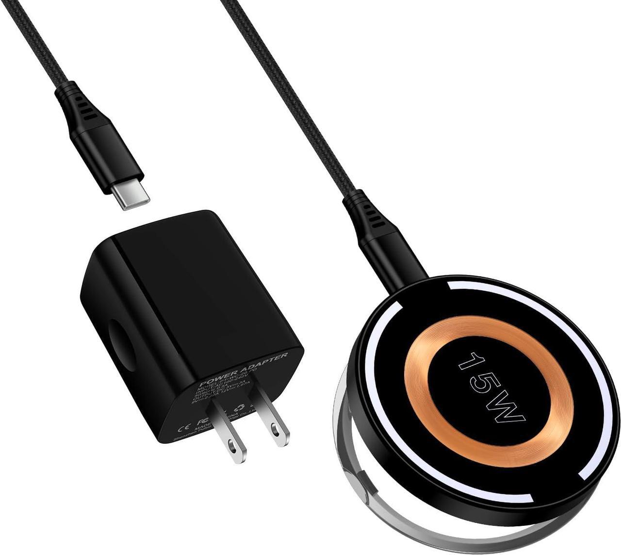 Main image of Magsafe Charger  S24 Ultra Wireless Charger Pad Fast Charging Stand for Galaxy S24+/S23/S22/S21 15W Wireless Charger Mat with PD 20W USB C Charging Block for Google Pixel 8/7/6 iPhone 15 Series