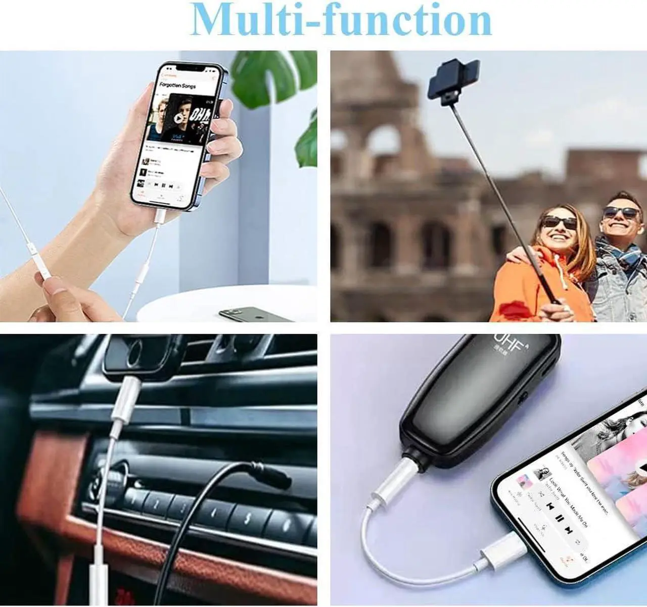 Alt view image 6 of 7 - MFi Certified 2 Pack Headphone Jack Adapter Lightning to 3.5mm Earphone Jack Adapter 3.5mm Audio Cord Adapter Dongle Compatible with iPhone 14 Pro13 12 11 XS XR X 8 7 iPad iPod