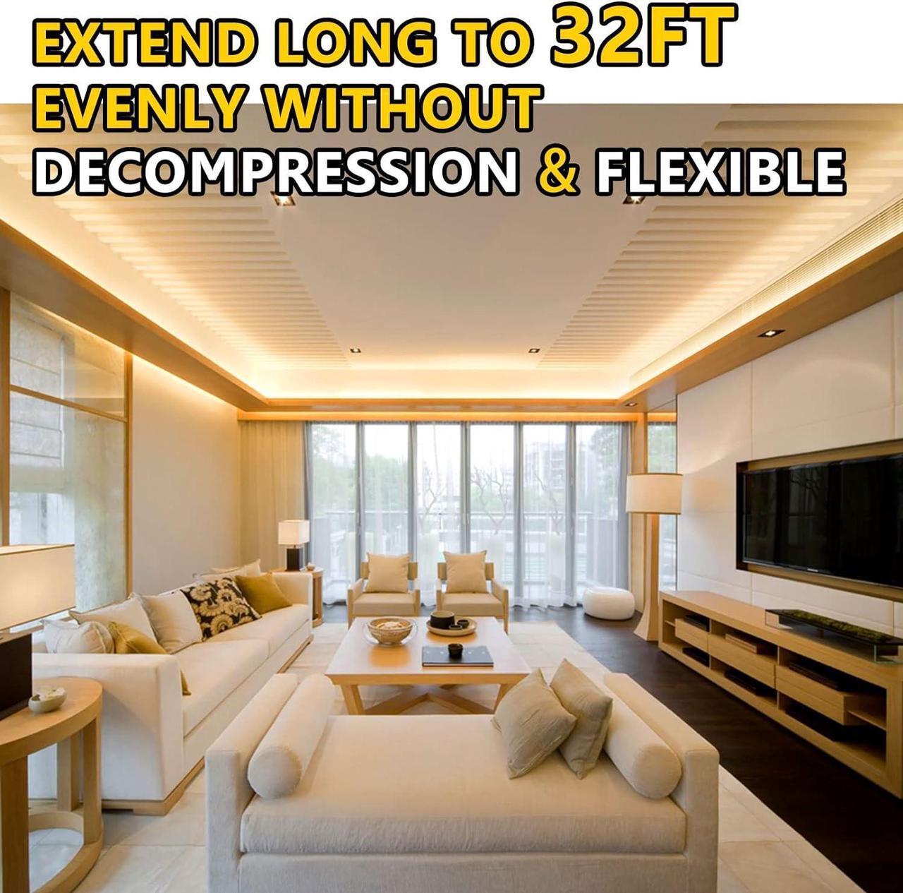 Alt view image 6 of 7 - LED Strip Lights 3000K UL 24V LED Tape Light Warm White Ra 95+ IP30 32.8ft 2.9W/ft 240+Lumens/ft 1200LEDS/Spool UL Listed 5 Year Warranty (Power Supply Sold Separately)