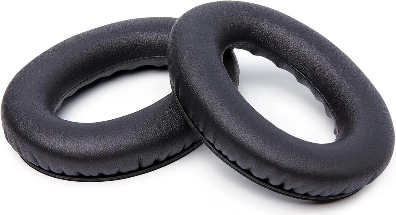 Alt view image 7 of 7 - Wicked Cushions Upgraded Replacement Ear Pads for  QC35 & QC35ii (QuietComfort 35) Headphones & More - Softer Leather Luxurious Memory Foam Added Thickness Extra Durability | Black