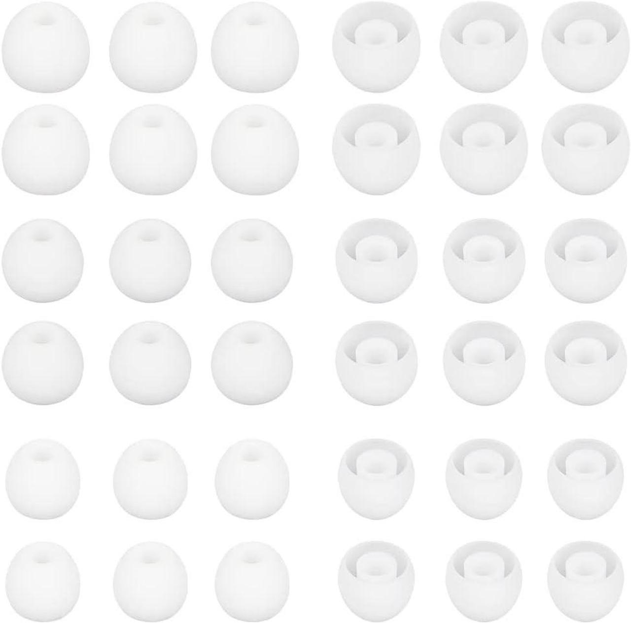 Main image of 18 Pairs Silicone Ear Tips Replacement Earbud Tips for in- Ear Headphones Ear Covers (Inner Hole from 3.8mm-5.5mm Earphones) Earbud Replacement Tips Ear Bud Rubber Tips S M L