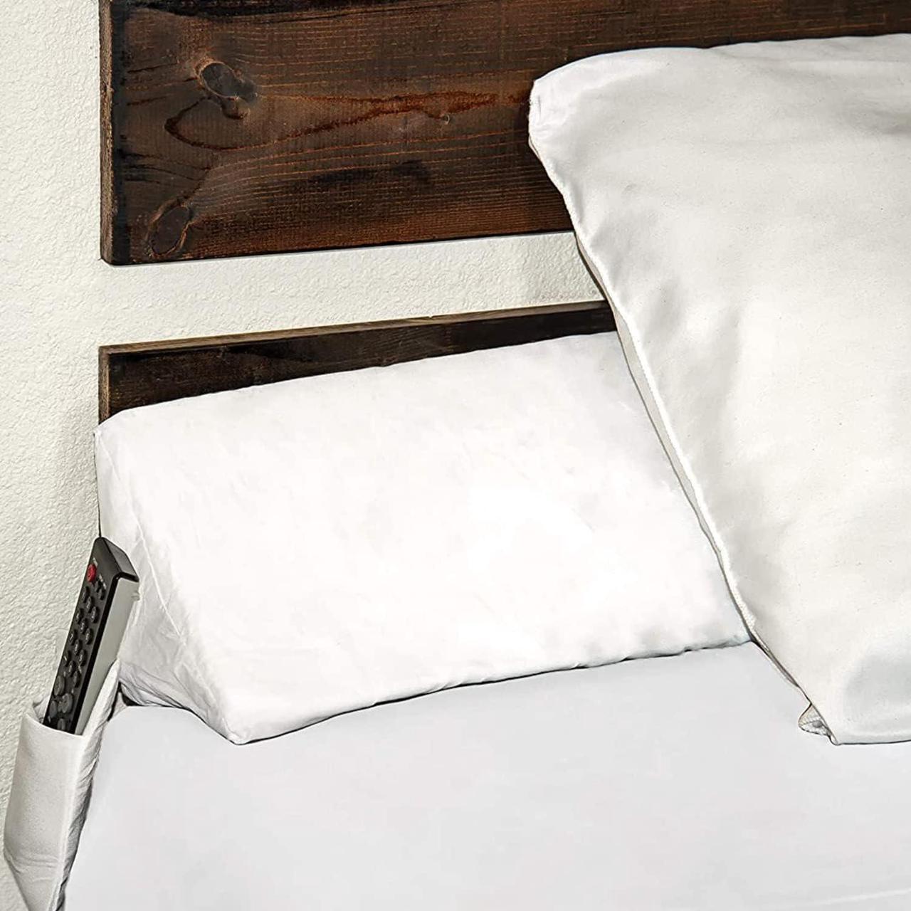 Main image of The Original Bed Wedge | Gap Filler Between Your Headboard Mattress | Triangle Pillow Wedge | Bed Filler Wedge | Gap Headboard Filler | Gap Bed Stoppers | Dont Lose Your Pillow(Queen)