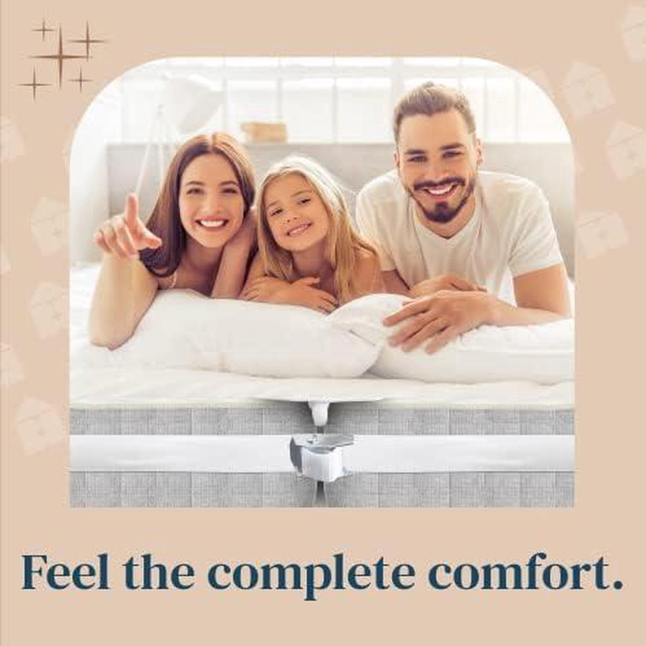 Alt view image 5 of 7 - Twin to King Bed Converter Kit (8 Class) - Bed Bridge - Twin Bed Connector King Maker - Twin and Twin XL Bed Connector to Make King - Mattress Bridge