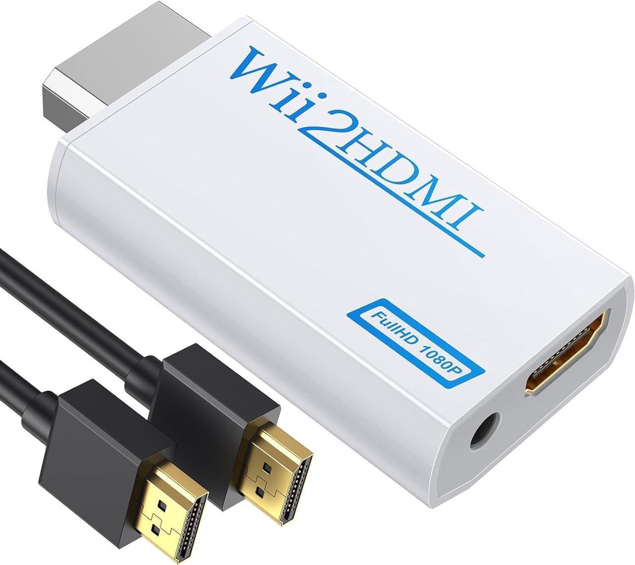Main image of Wii to HDMI Adapter WII to Hdmi Converter Connect Wii Console to HDMI Display Monitor with 3.5mm Audio Supports All Wii Display Modes