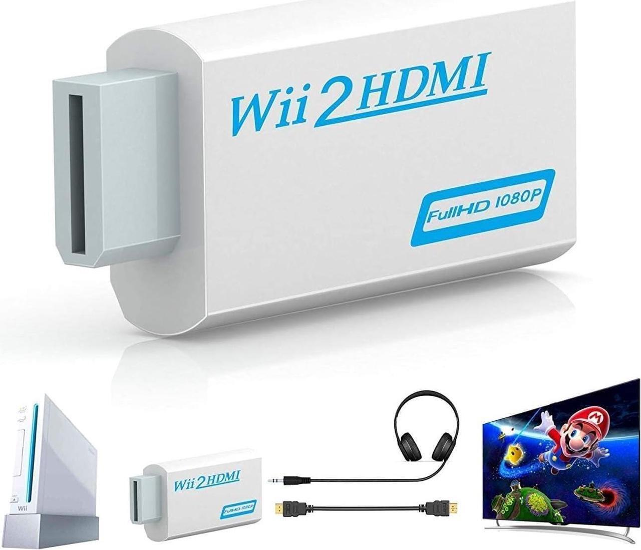 Alt view image 5 of 6 - Wii to HDMI Adapter WII to Hdmi Converter Connect Wii Console to HDMI Display Monitor with 3.5mm Audio Supports All Wii Display Modes