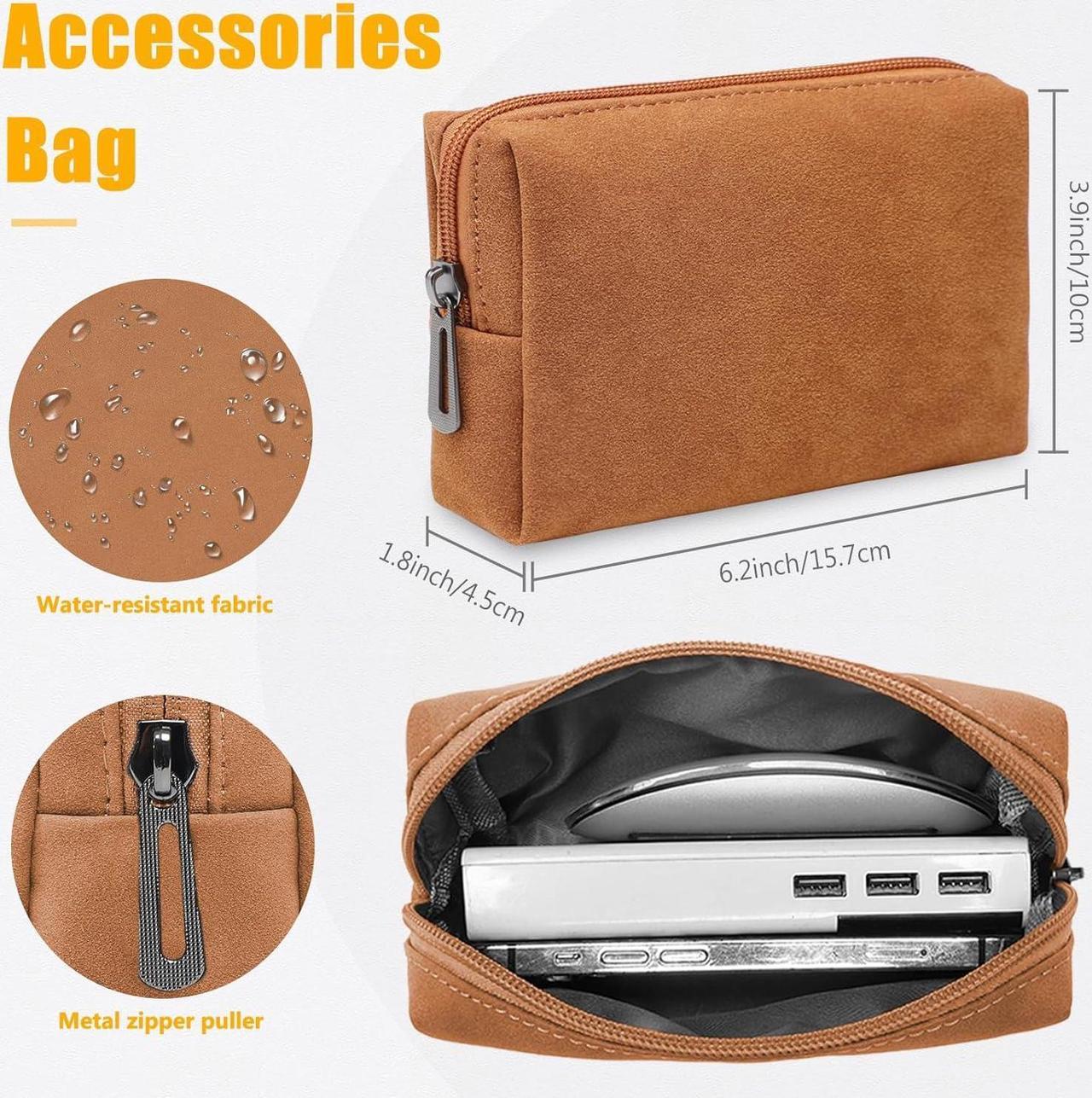 Alt view image 5 of 7 - 15 Inch Laptop Sleeve Case with Stand Feature Compatible with MacBook Air 15.3/15 M3/M2 Chip A3114 A2941 2024-2023 15-inch Surface Laptop 6/5/4/3 MacBook Pro 15 A1990 A1707 2019-2016 Brown