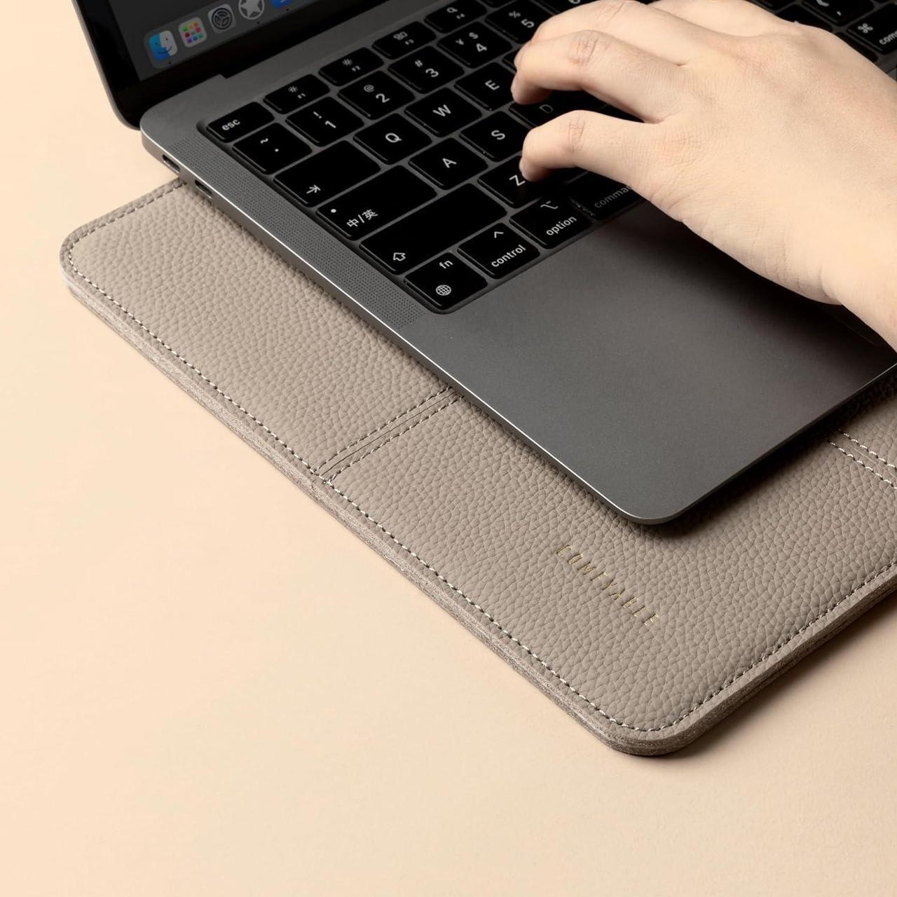 Alt view image 5 of 6 - Laptop Sleeve 13 Inch Precisely Compatible with MacBook Pro M2 2022 M1 2020-2016 & Mac Air M2 2022 M1 2020 Not Fit Old Versioned MBA/MBP Genuine Leather Protective Case Cover