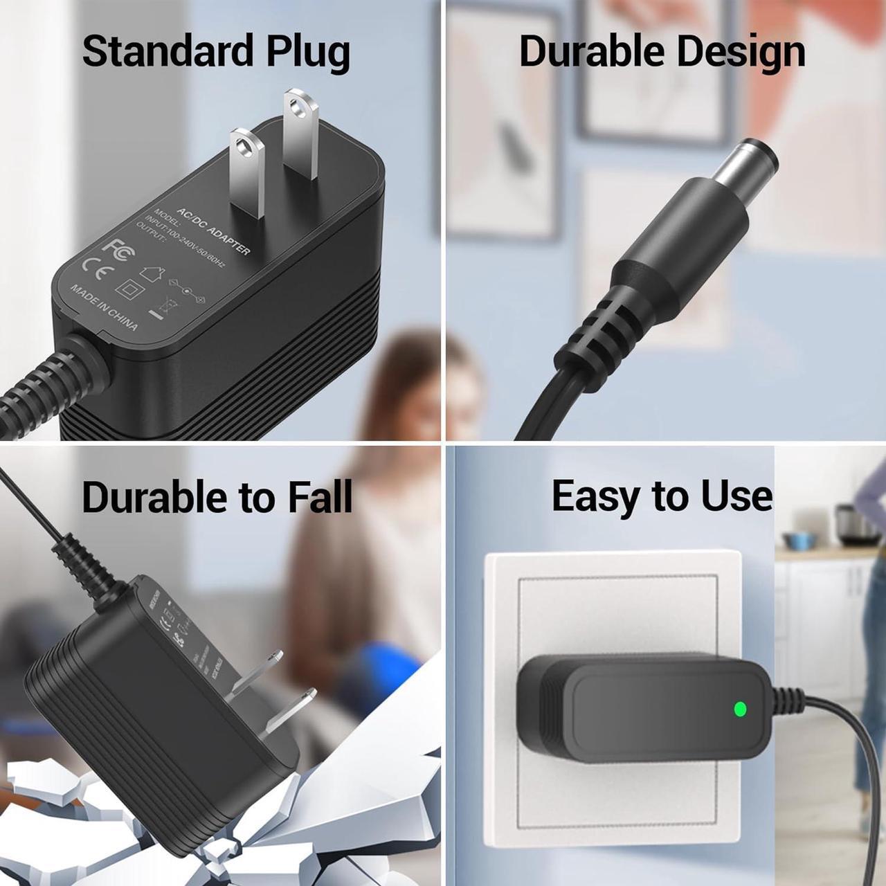 Alt view image 3 of 7 - 15V DC Power Supply DC 15V Power Cord 15V 1A Charger with 10 Interchangeable Jacks Universal Adapter for 100mA 200mA 300mA 400mA 500mA 600mA 700mA 800mA 900mA 1000mA Equipment 15 Volt Power Supply