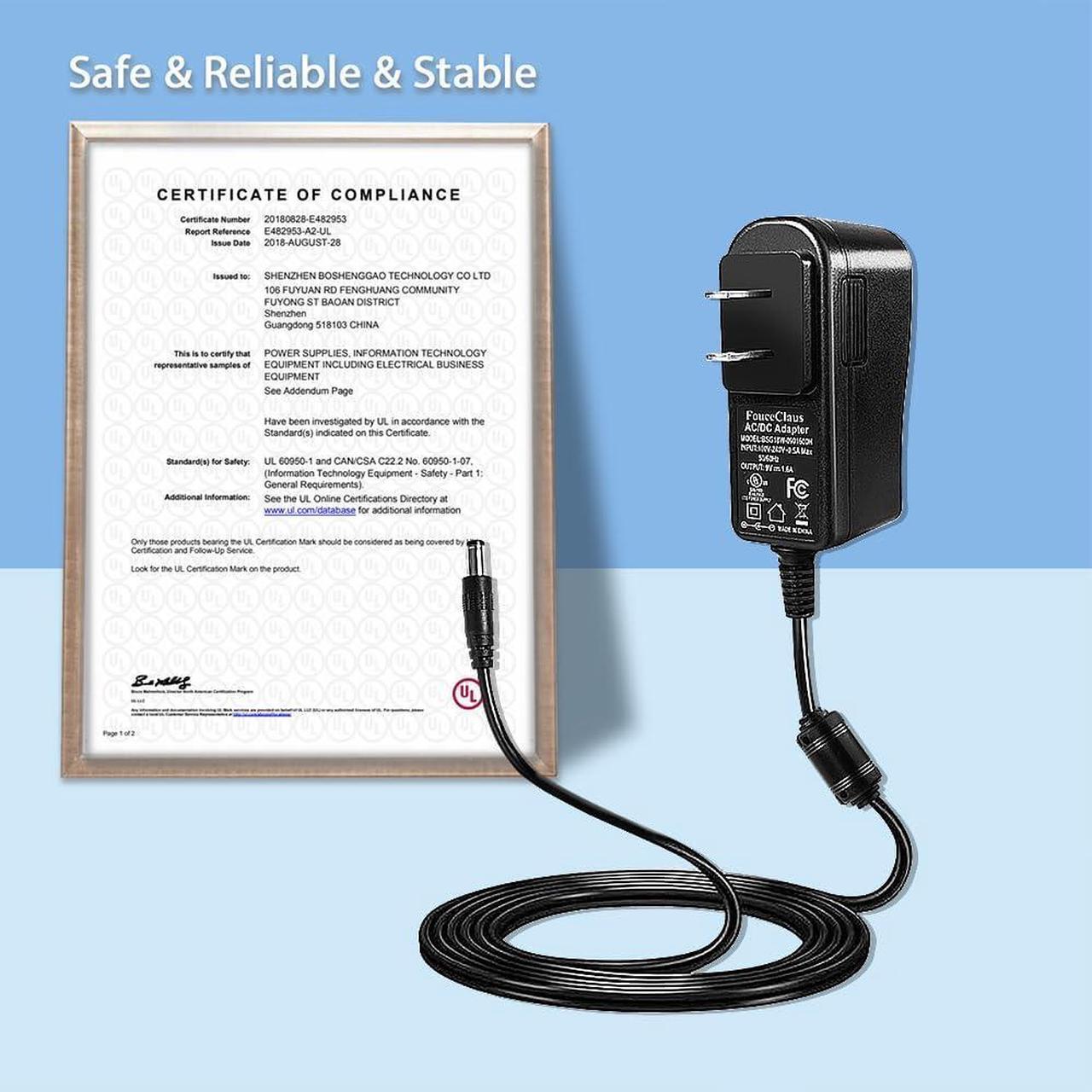 Alt view image 5 of 7 - Ac Dc Adapter for Brother P-Touch PT-D210 PTD 210 PTD220 PT-D200VP PTH110 Label Maker UL Listed Power Supply Charger for Brother AD-24 AD-24ES AD-20 AD-30 (8.2 Ft Long Cord)