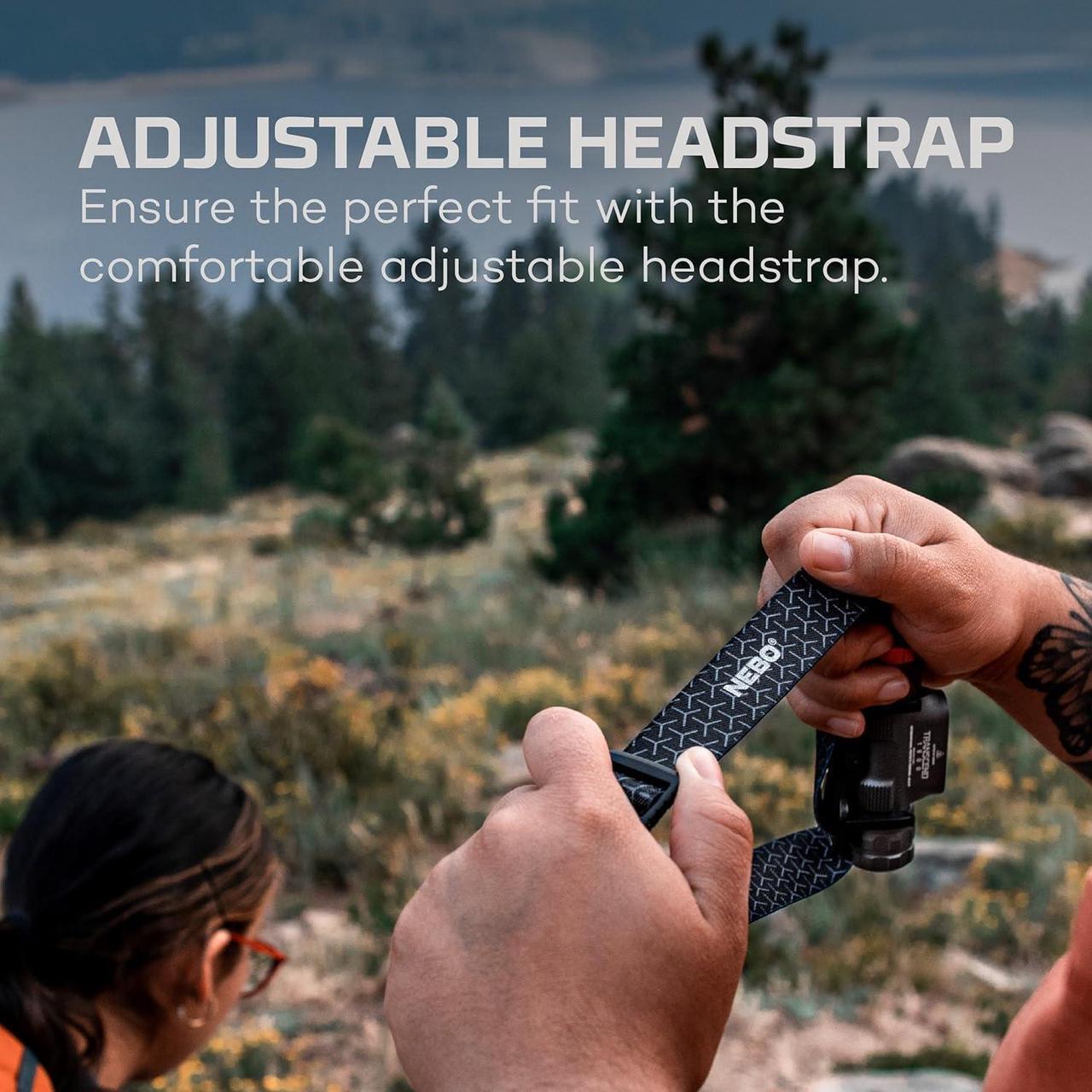 Alt view image 5 of 6 - Transcend 1500 Rechargeable Headlamp | 1,500 Lumens, 5 Light Modes, Detachable Magnetic Work Lamp, Waterproof, Bright LED Head Light for Hiking & Camping, Includes USB Charging Cable