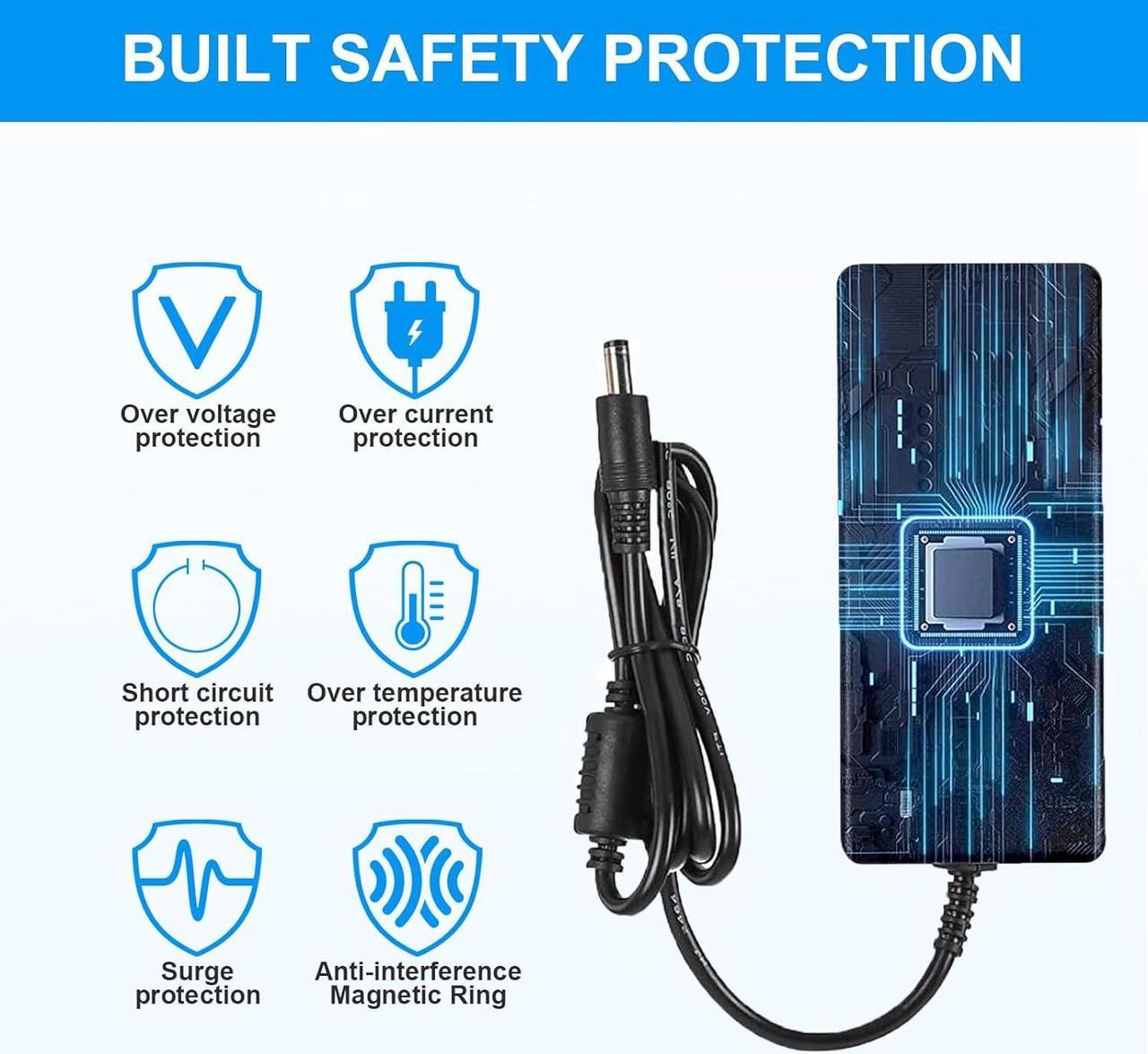 Alt view image 6 of 6 - 24V Power Supply 24V 6A Power Supply 100V-240V AC to 24V DC Power Supply with LED Terminal Connector 24 Volt 6 Amp Power Supply 5A 4A 3A 2A 1A DC Adapter with 5.5x2.1mm Jack