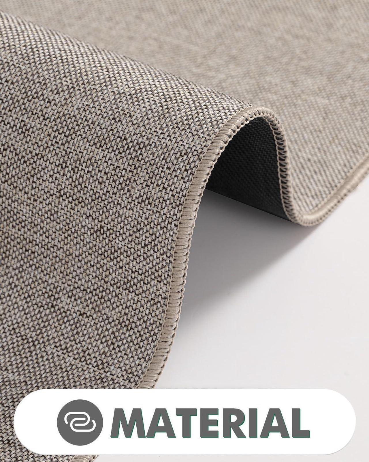 Alt view image 4 of 7 - Entryway Rug Indoor Door Mat for Entrance Non Slip Absorbent Low Profile Doormat Long-Lasting Rubber Backing Entry Rug 31.5x19.5 Khaki