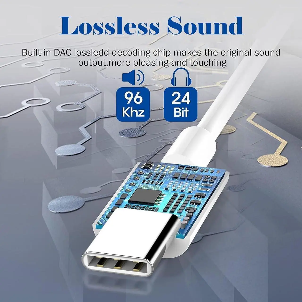 Alt view image 4 of 7 - USB C to 3.5mm Headphone Jack Adapter for iPhone 16/16 Pro/15/15 Pro/Pro Max/Plus Type C Aux Dongle Cable Cord Compatible with iPad  Galaxy S23/S23/S22/S21Ultra MacBook Note 2 Pack