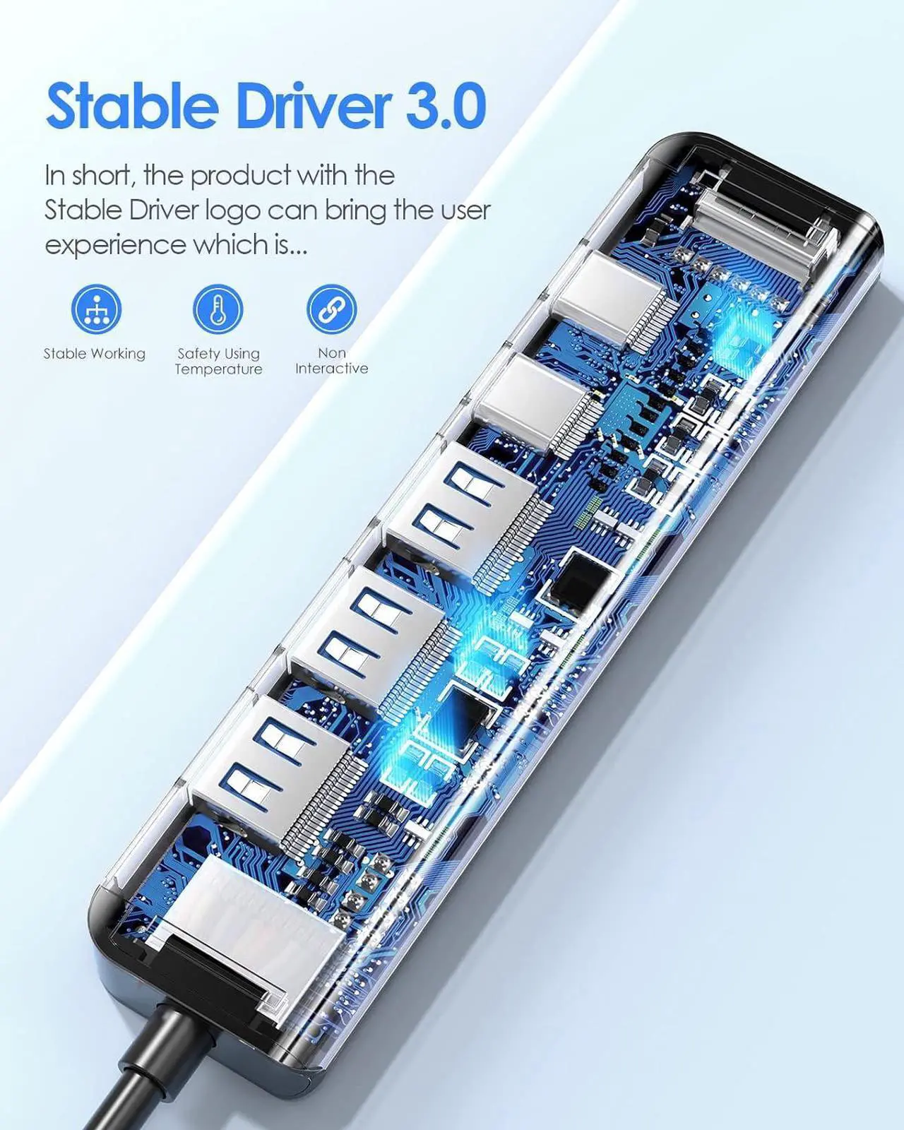 Alt view image 7 of 7 - LENTION USB C Hub, 6 in 1 USB C to USB Adapter, USB C Multiport Hub with 4K HDMI Port, 1 USB-C Data Port, 3 5Gbps USB-A Ports, 100W PD and for New MacBook Pro, Mac Air and More (CE35s, Space Gray)