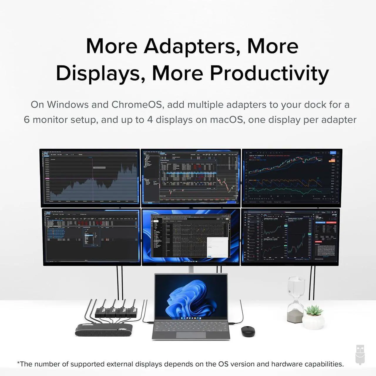 Alt view image 3 of 7 - USB 3.0 to HDMI Video Graphics Adapter with Audio for Multiple Monitors up to 2560x1440 Supports Windows 11 10 8.1 7 XP and Mac