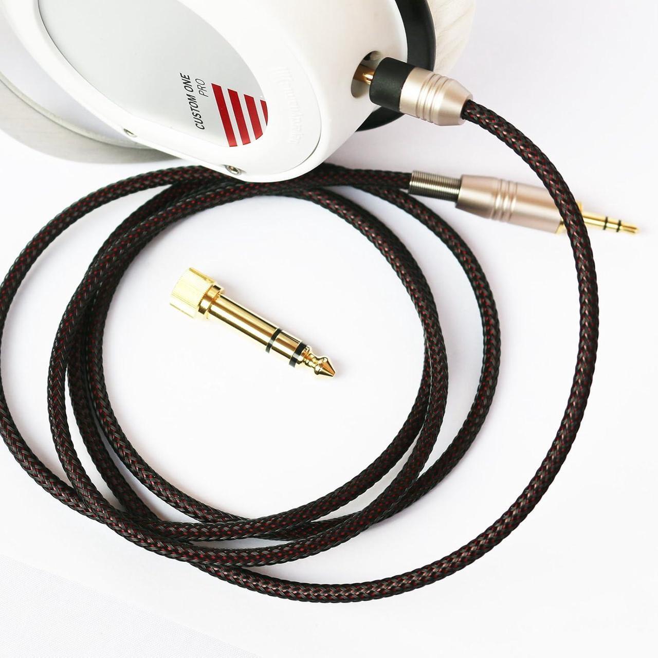 Alt view image 5 of 7 - Replacement Upgrade Audio Cable Cord for Beyerdynamic Custom One Pro/Plus Headphones 2m/6FT