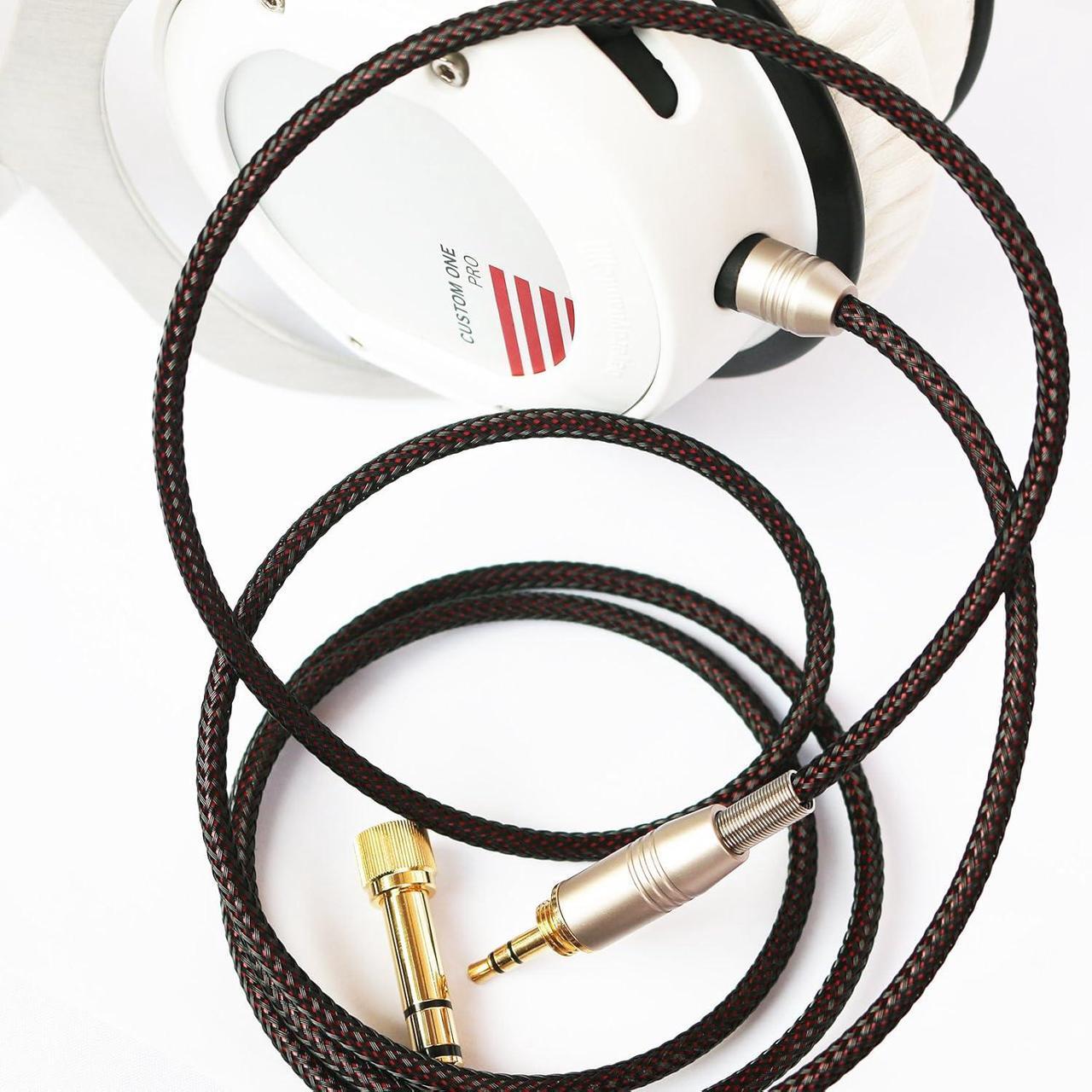 Alt view image 6 of 7 - Replacement Upgrade Audio Cable Cord for Beyerdynamic Custom One Pro/Plus Headphones 2m/6FT