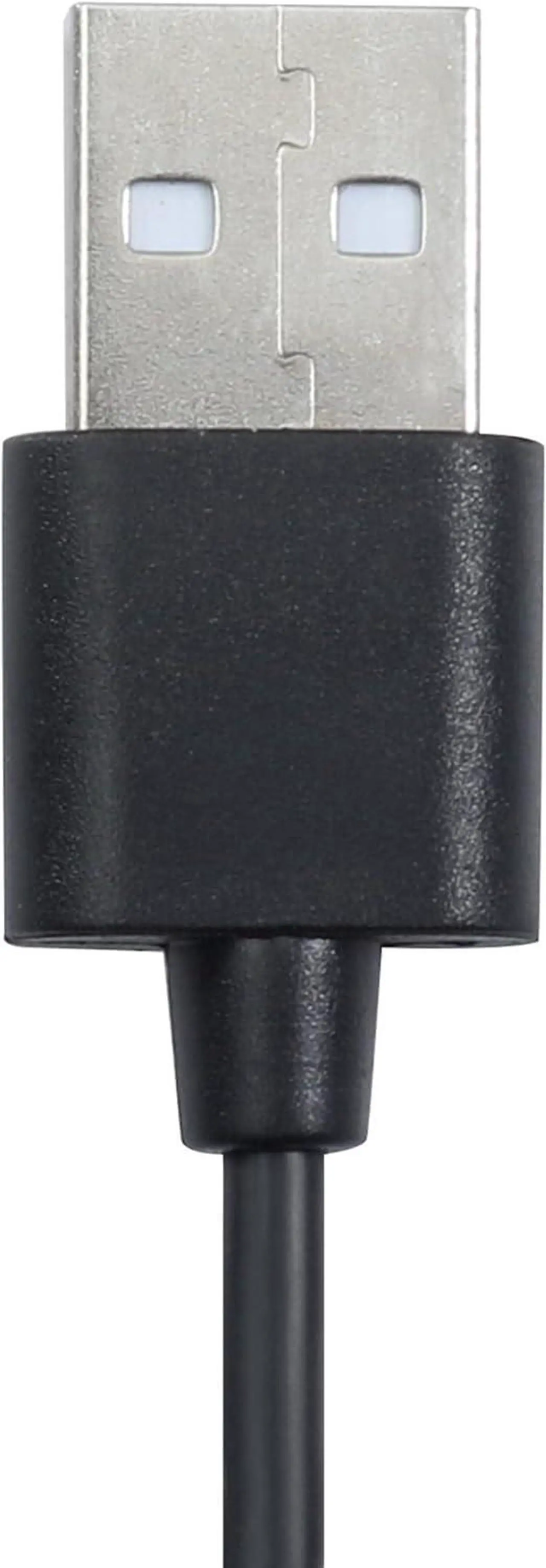Alt view image 5 of 7 - 3.5mm Male AUX Audio Jack Cable to USB 2.0 Adapter Cord Wireless Bluetooth Headphones Rechargeable Earmuff Replacement Charging Cable Black
