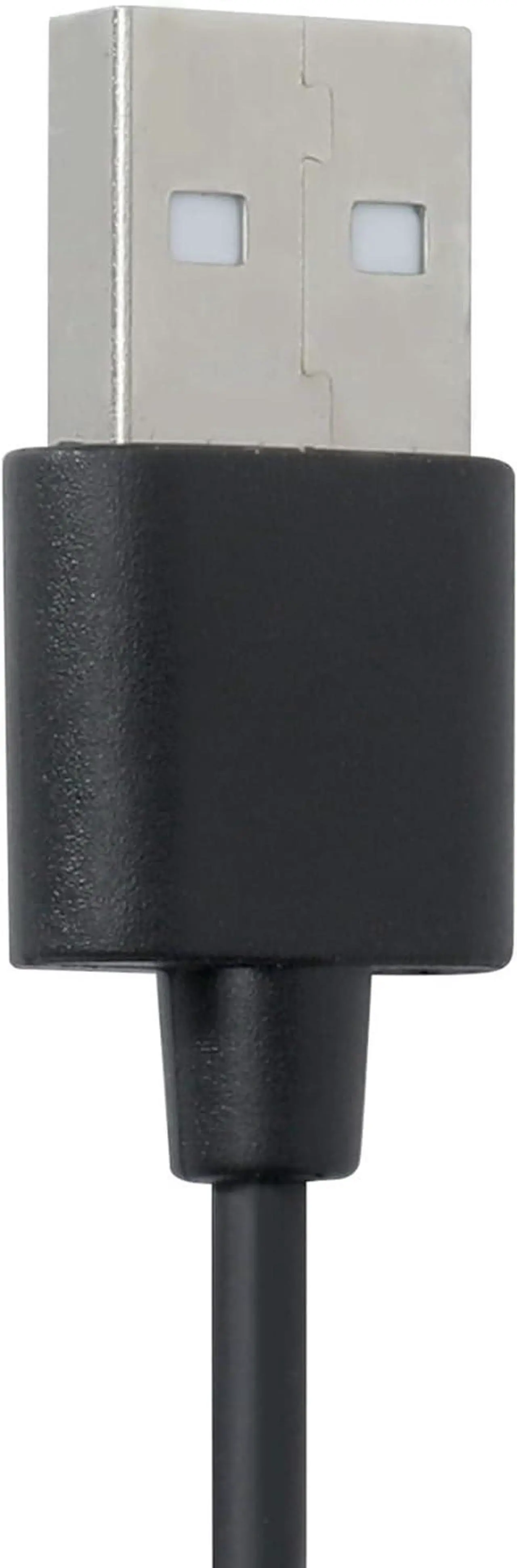 Alt view image 6 of 7 - 3.5mm Male AUX Audio Jack Cable to USB 2.0 Adapter Cord Wireless Bluetooth Headphones Rechargeable Earmuff Replacement Charging Cable Black