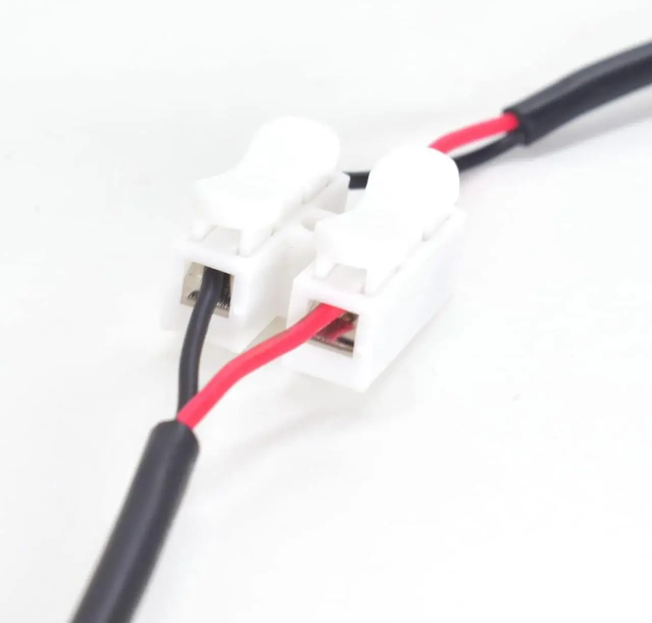 Alt view image 3 of 7 - 2pcs 1M/3.3Ft 20AWG USB 2.0 Male Plug 2pin Wire DIY Pigtail Cable 5V 5A Black USB Power Cable