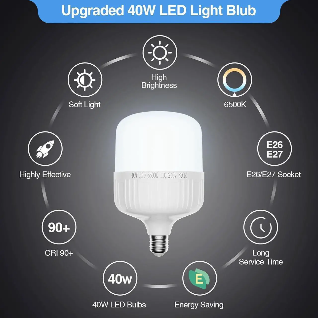 Alt view image 5 of 7 - Softbox Photography Lighting Kit 20x28 Professional Softbox Lighting Kit with 40W 6500K LED Bulbs Studio Lights for Photography Video Recording Live Streaming Portraits Shooting Podcast