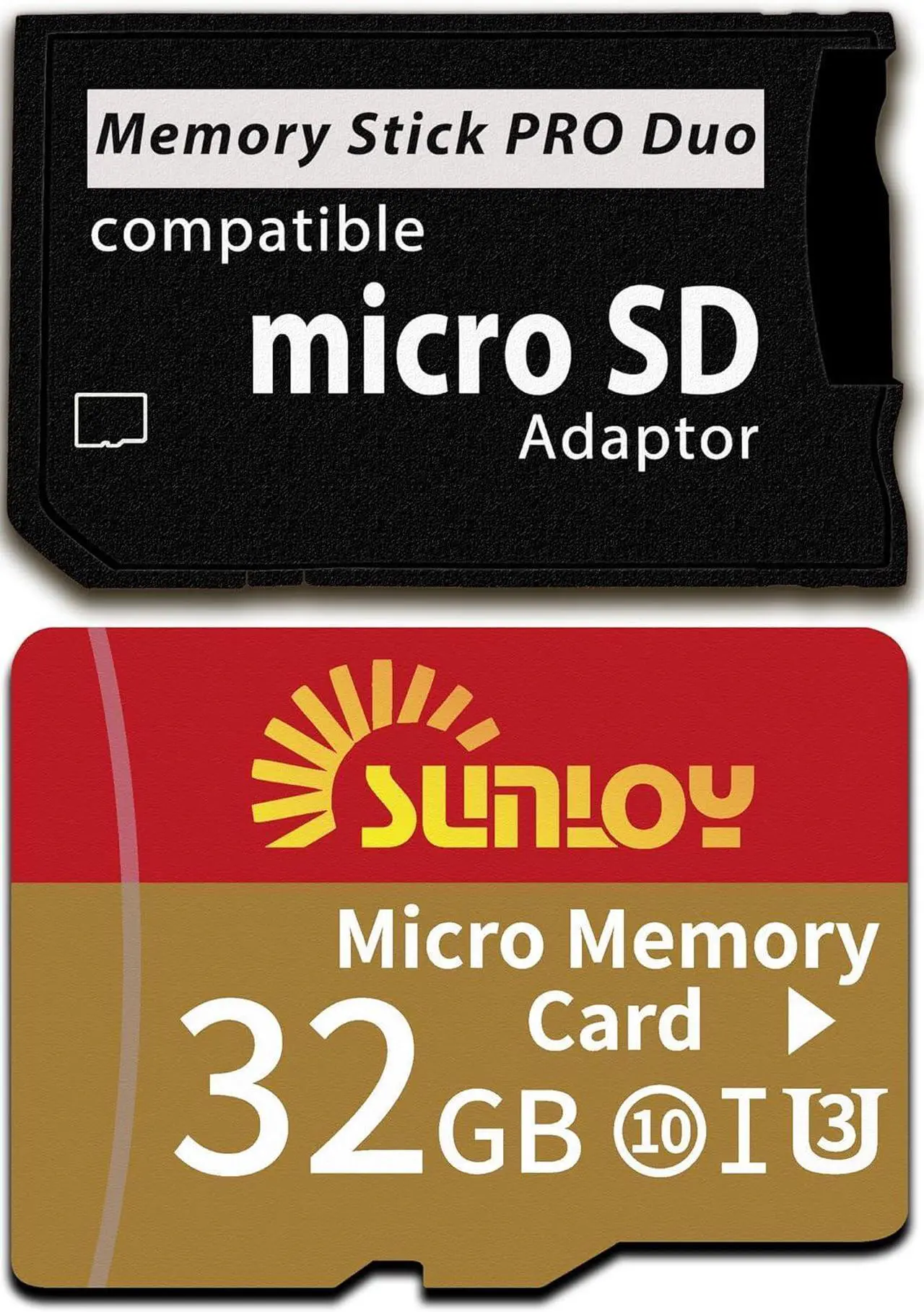 Main image of PSP Memory Stick Adapter with 32GB Micro SD Card Micro SD/SDHC/SDXC to Memory Stick PRO Duo MagicGate Card Compatible with PlayStation Portable Camera Handycam Cell Phone & PSP 1000/2000/3000