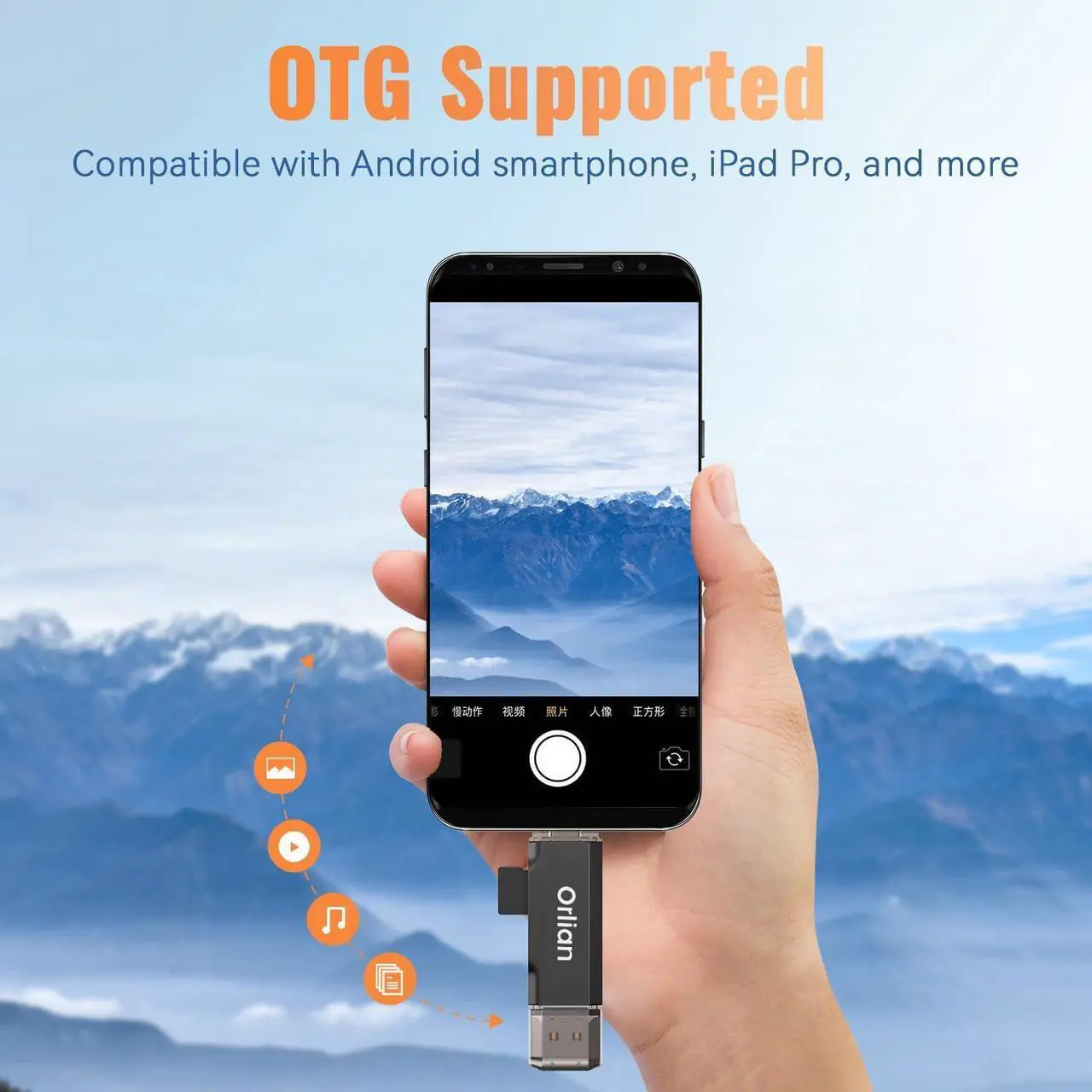 Alt view image 6 of 7 - SD Card Reader USB 3.0 Dual USB A & USB C to Micro SD/SD Memory Card Adapter for SD/SDHC/SDXC Compatible with Winodws MacBook Pro/Air iPhone 15 Pro/Max Android (SD Card Not Included)