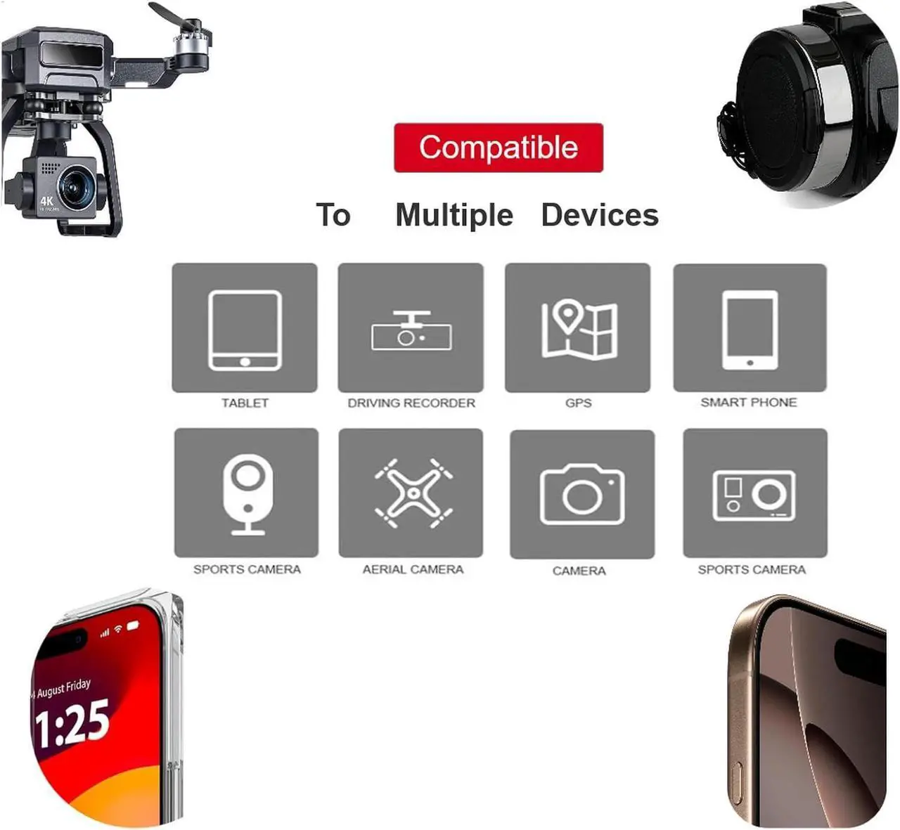 Alt view image 3 of 4 - 32GB TF Memory Card Ultra High Speed SD TF Card with Adapter for Camera Computer Tablet Mobile Phone Drone